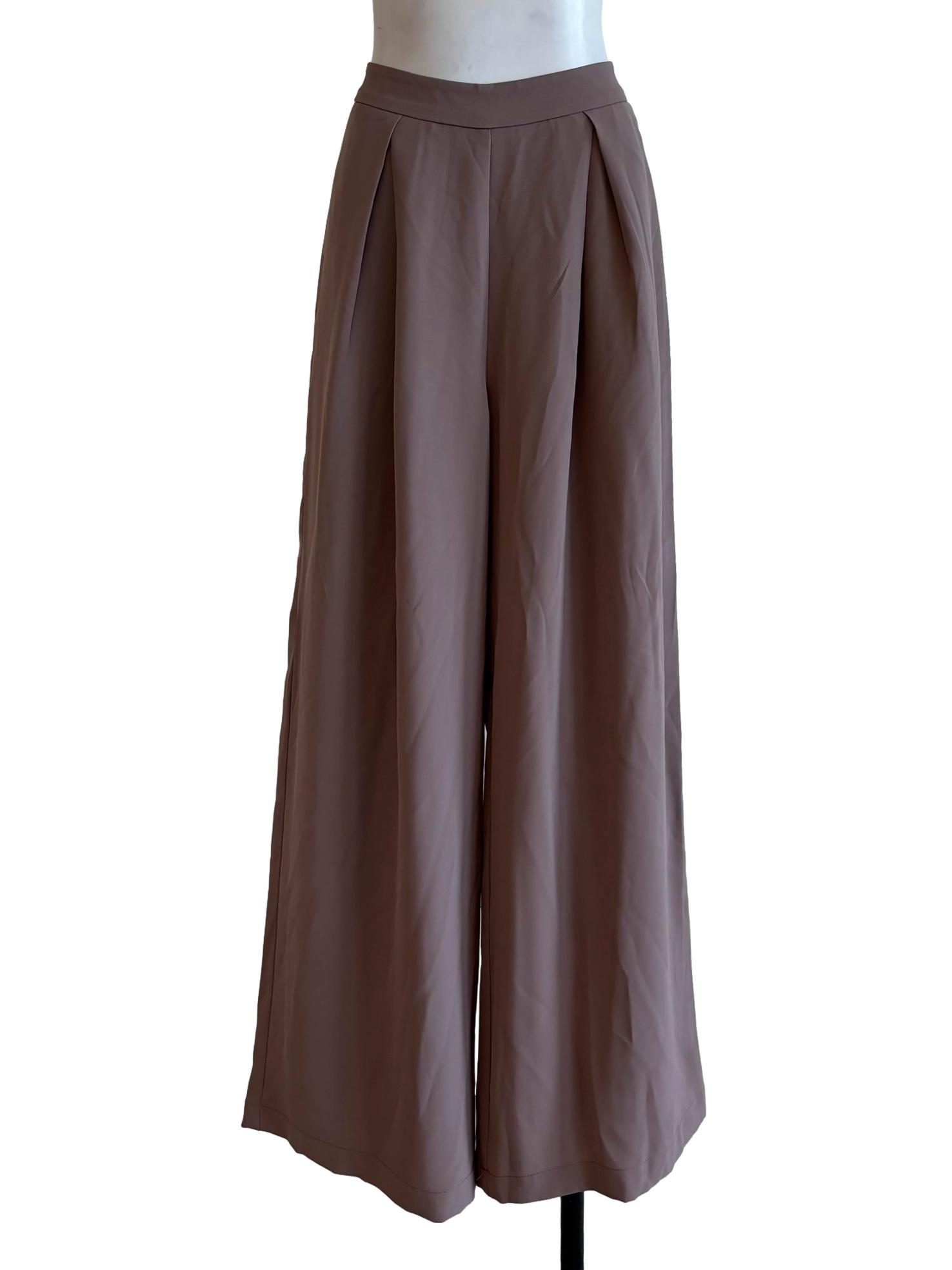 Clay Brown Wide Leg Pants