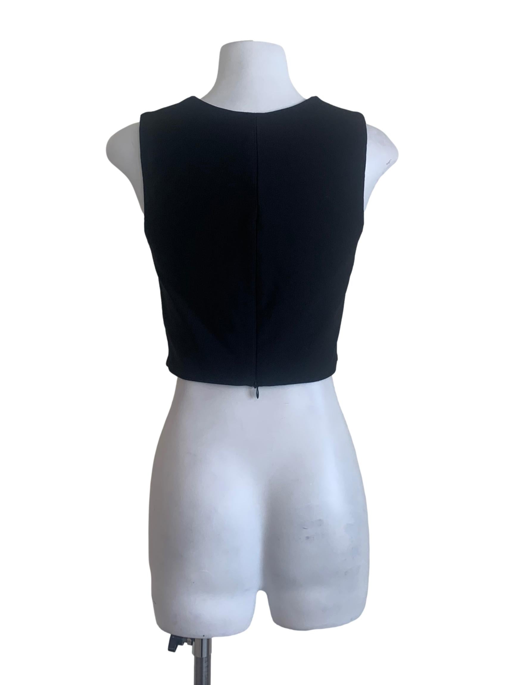 Oil Black Tank Top