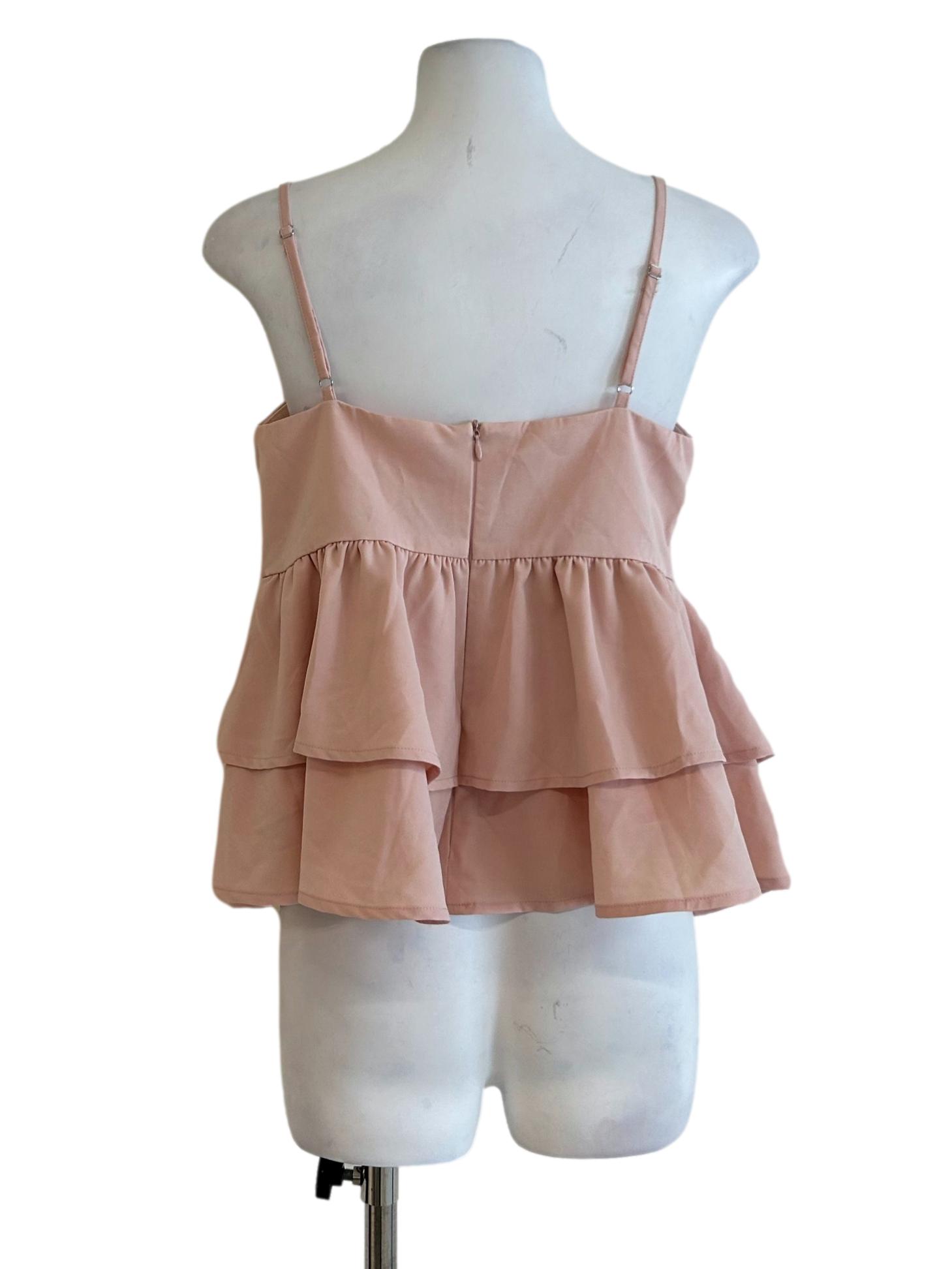 Blush Pink Spaghetti Strap Top