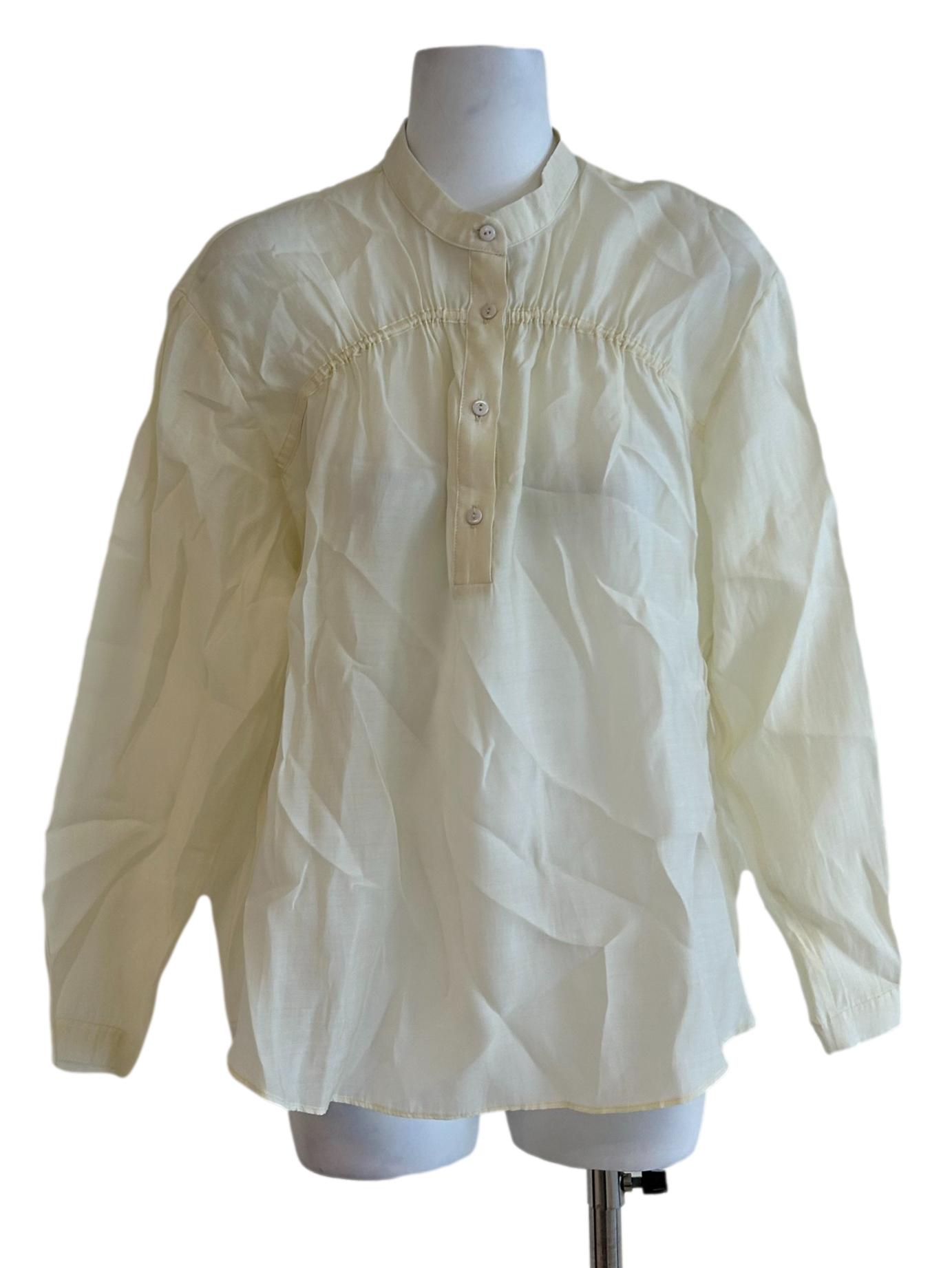 Light Yellow Sheer Blouse