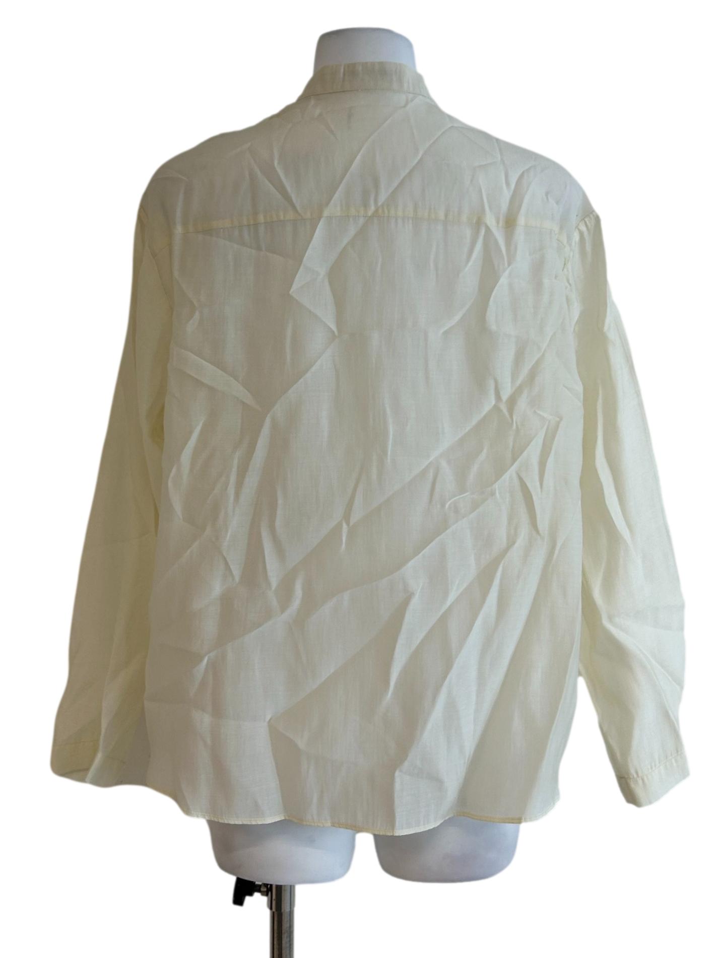 Light Yellow Sheer Blouse