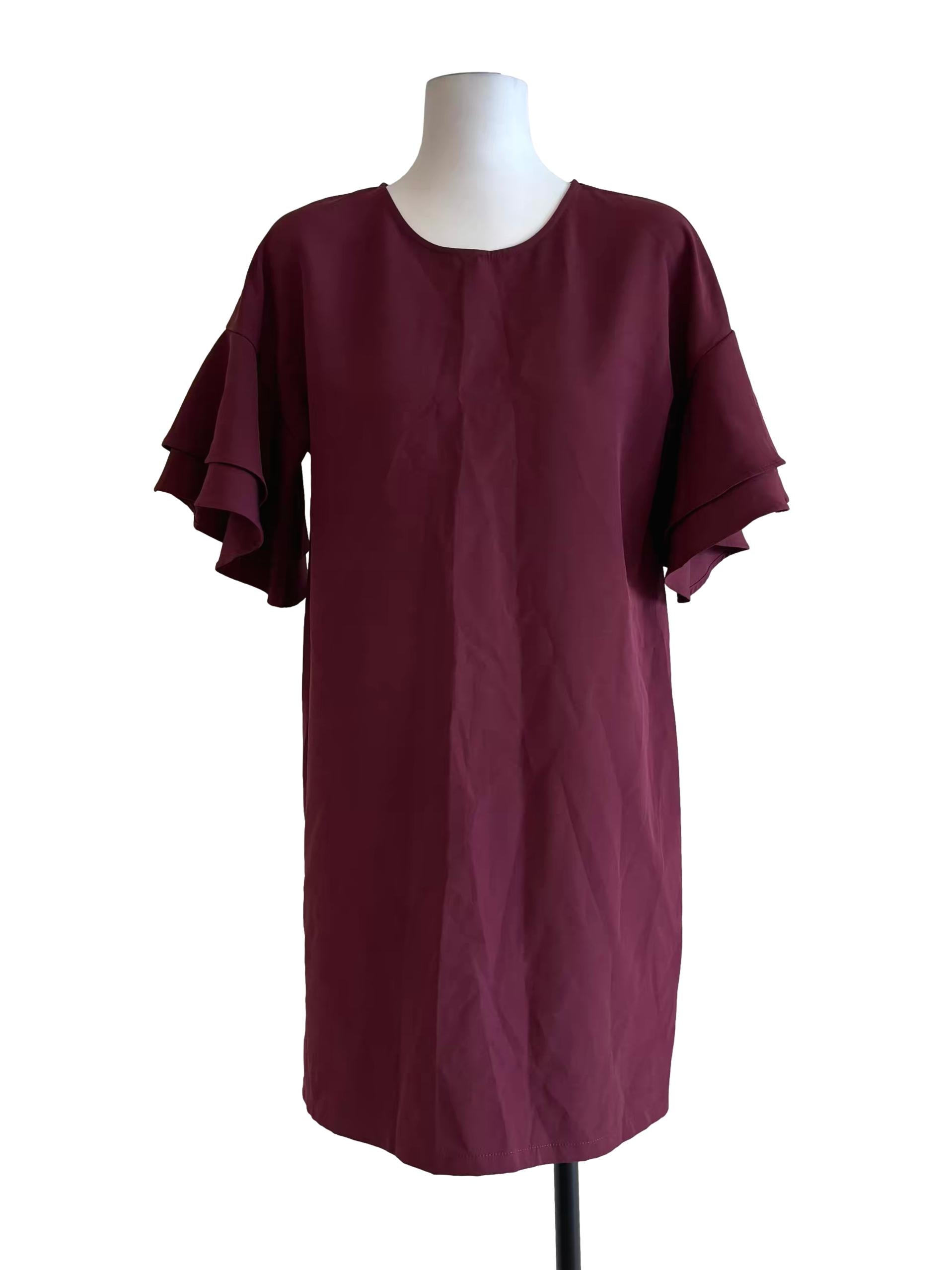 Berry Purple Shift Dress