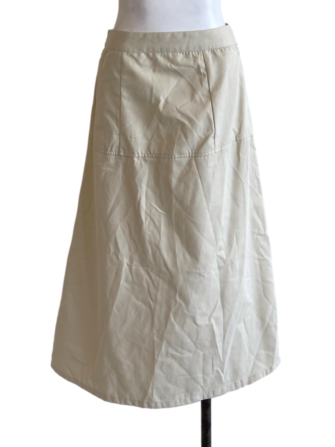 Parchment Twill A-Line Skirts