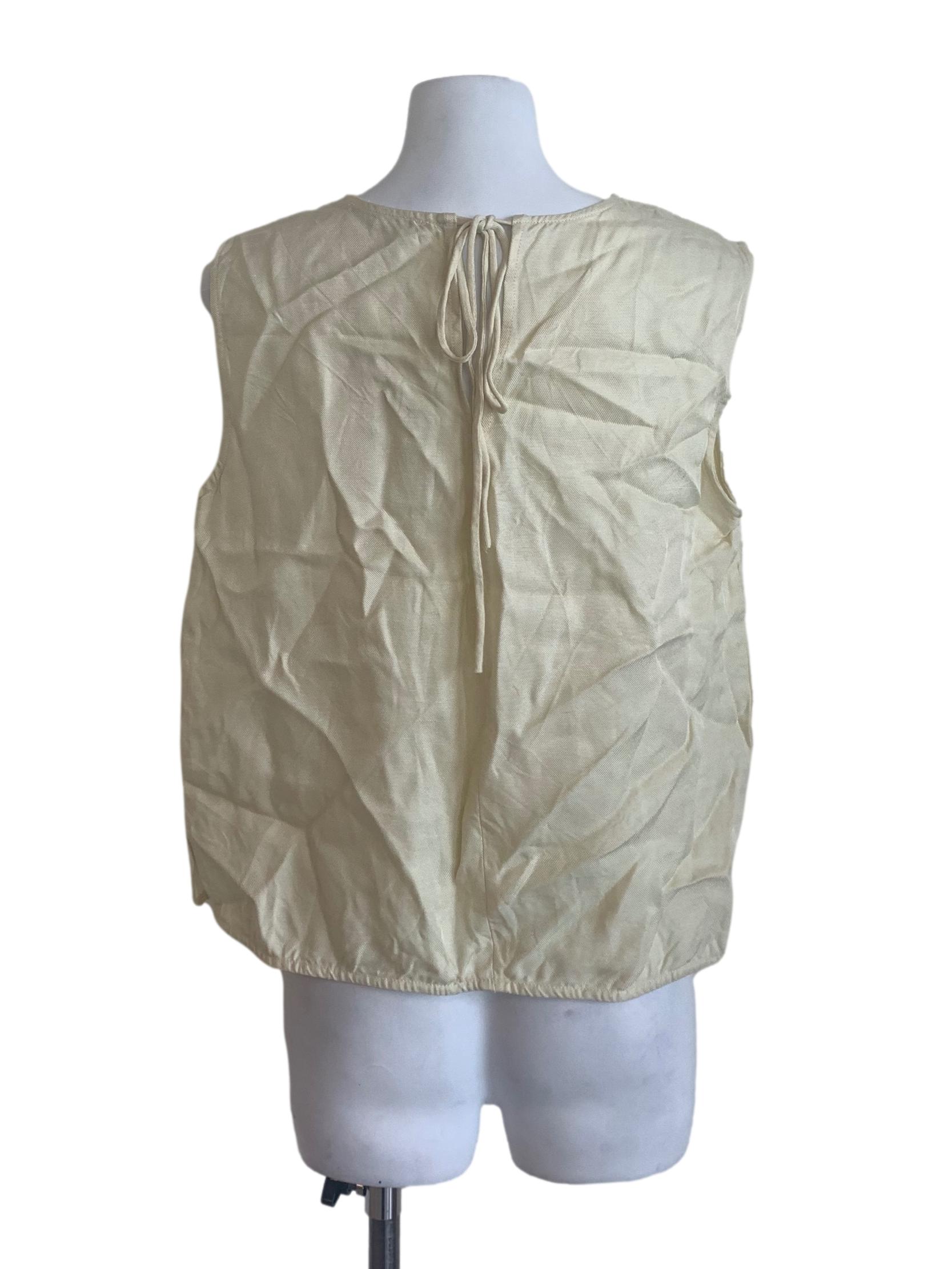 Sugar Cookie Beige Round Neck Top