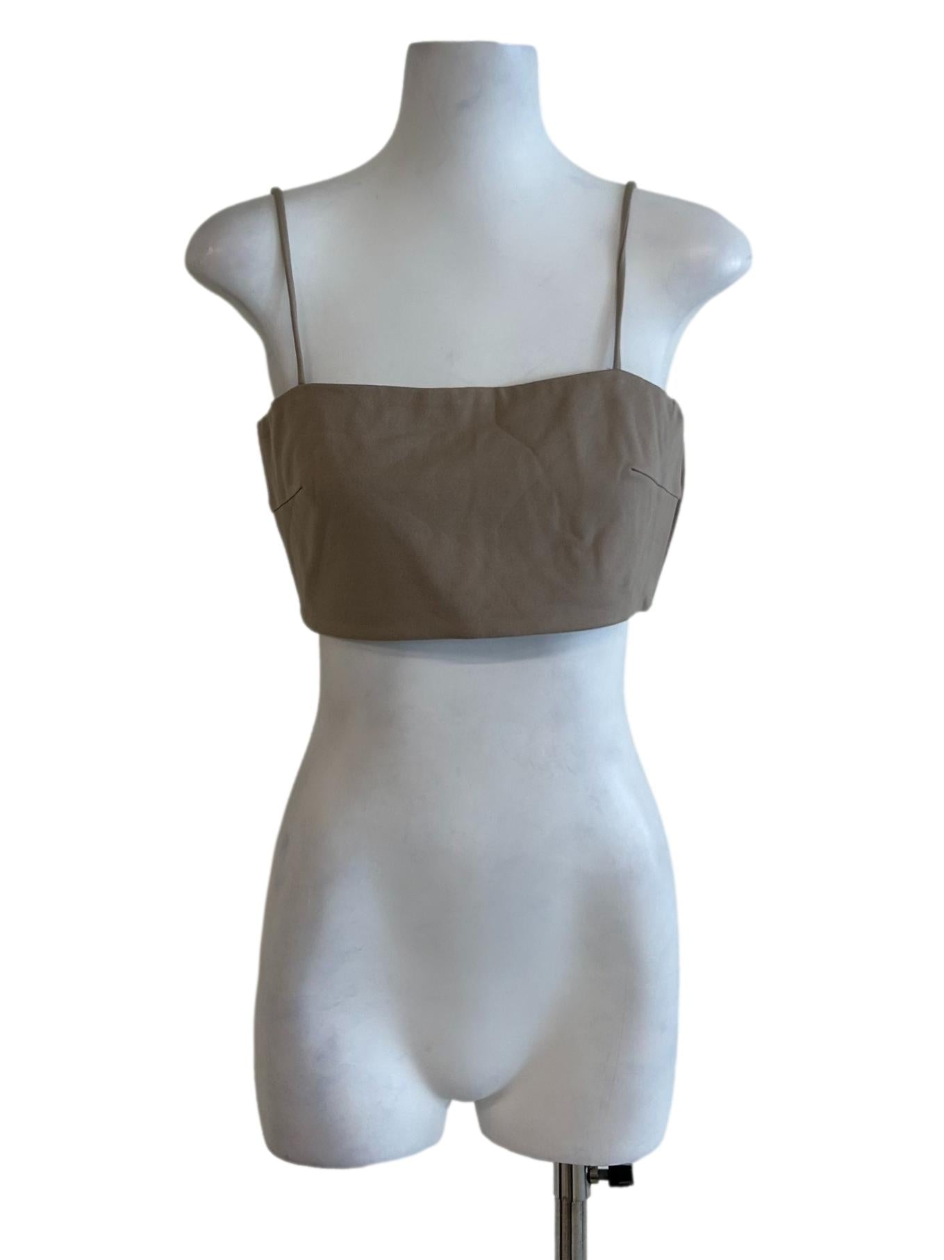 Tortilla Brown Cami Crop Top