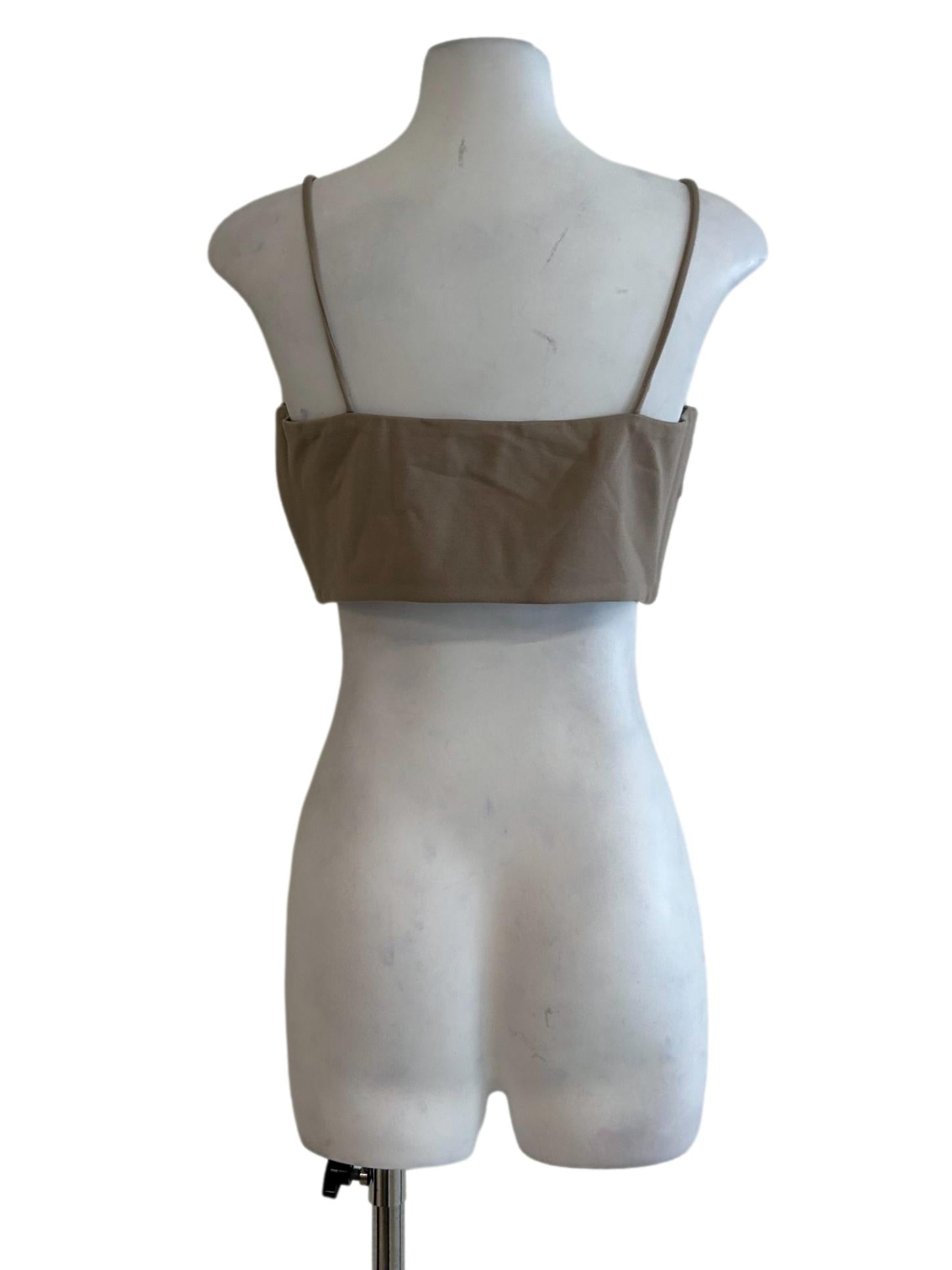 Tortilla Brown Cami Crop Top