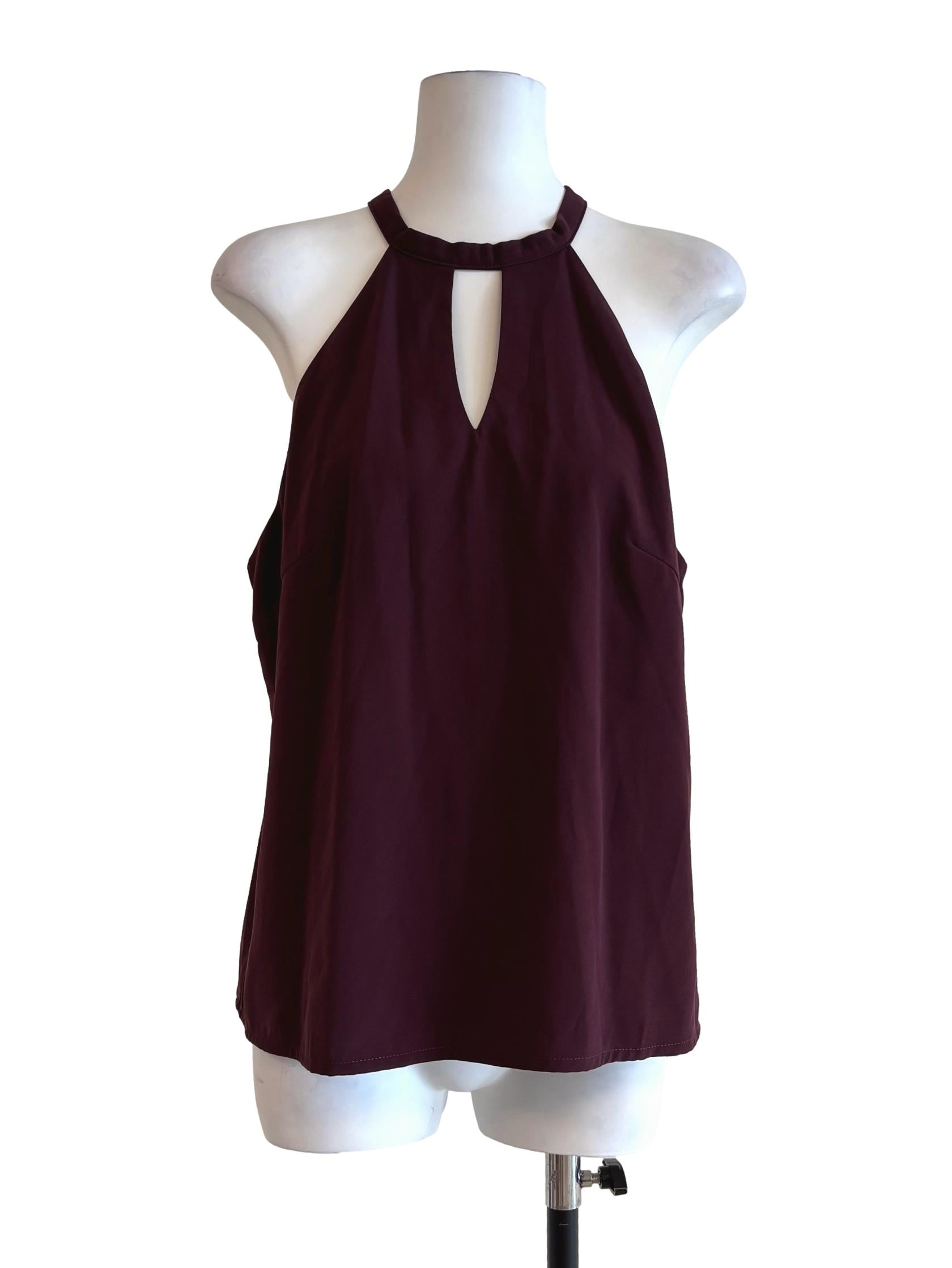 Sangria Purple Halter Top LB