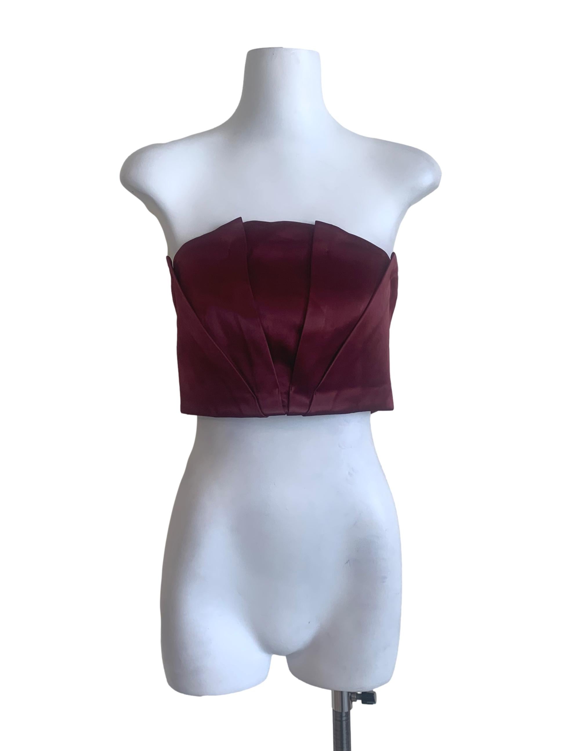 Currant Red Sleeveless Top