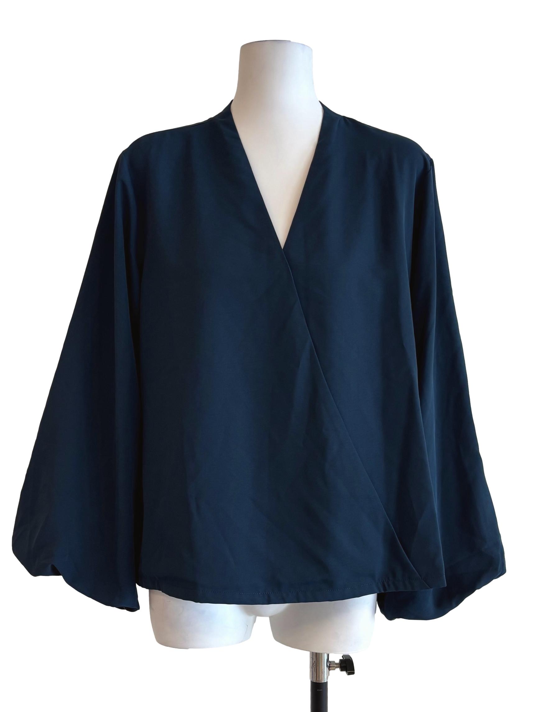 Berry Blue Kimono Blouse LB