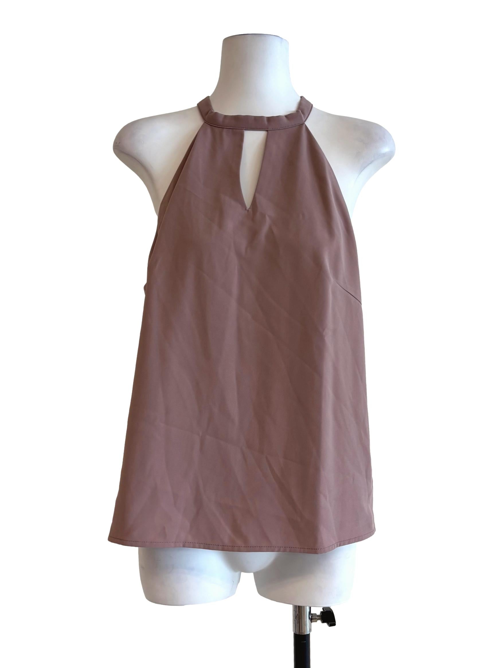 Puce Pink Halter Top LB