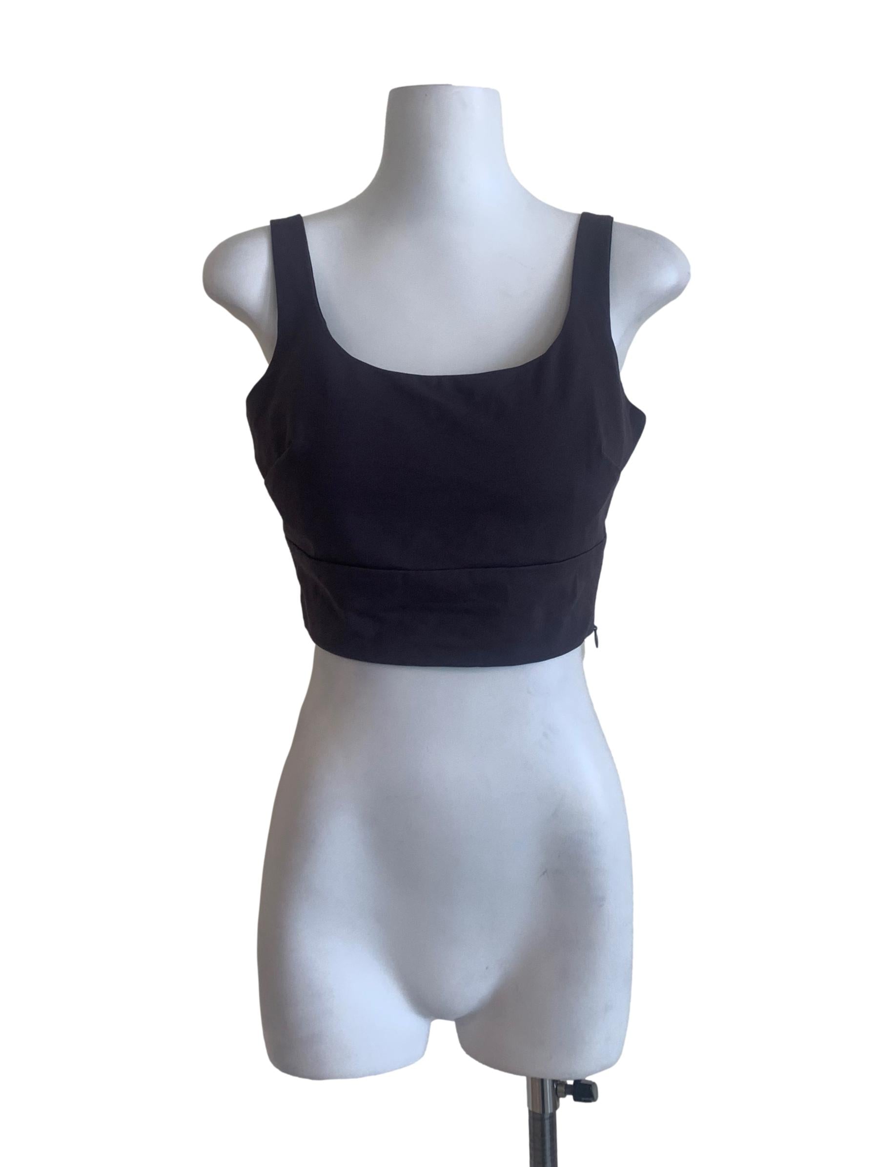 Ash Grey Crop Tank Top