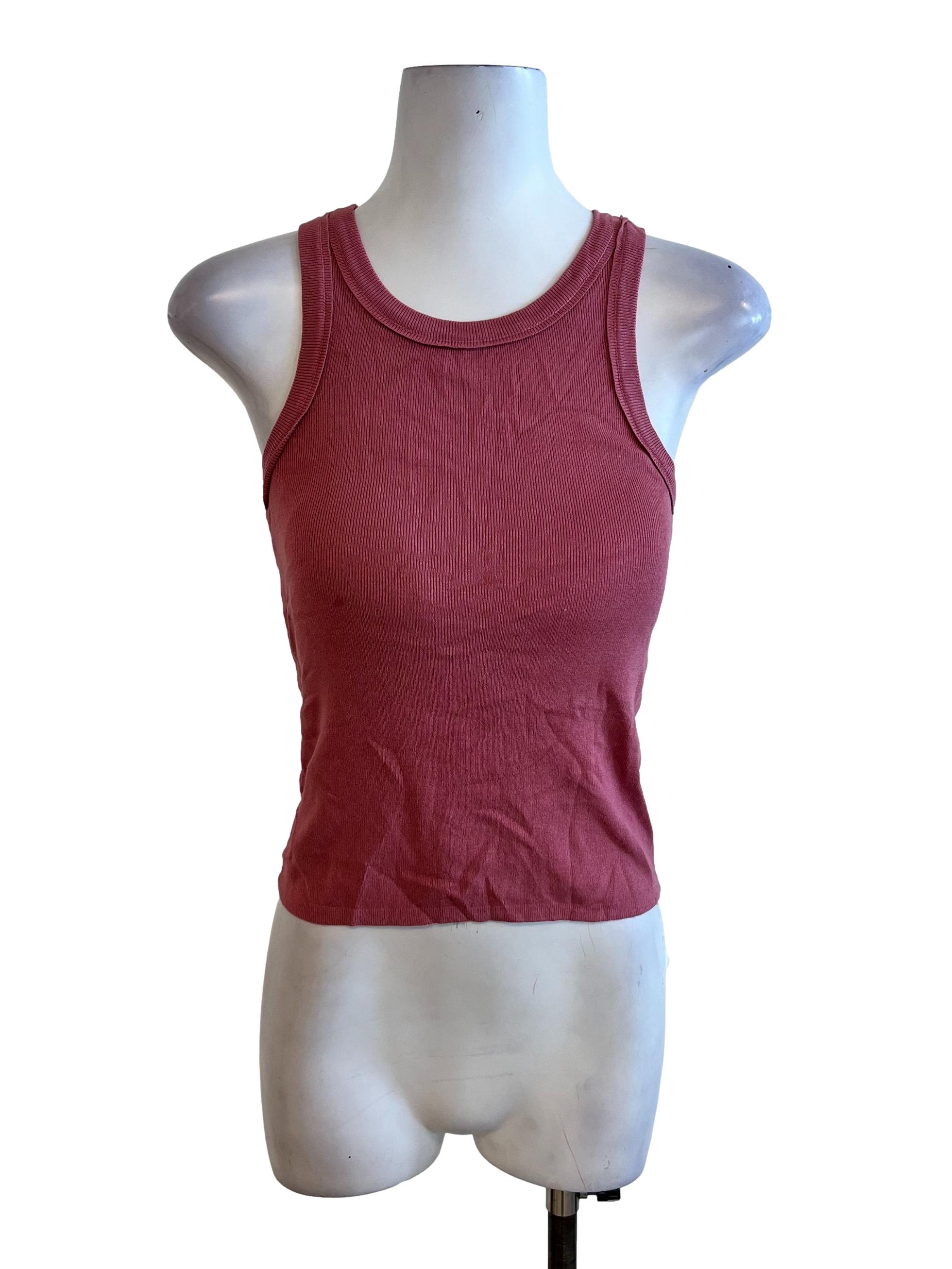 Pink Basic Chest Padded Top