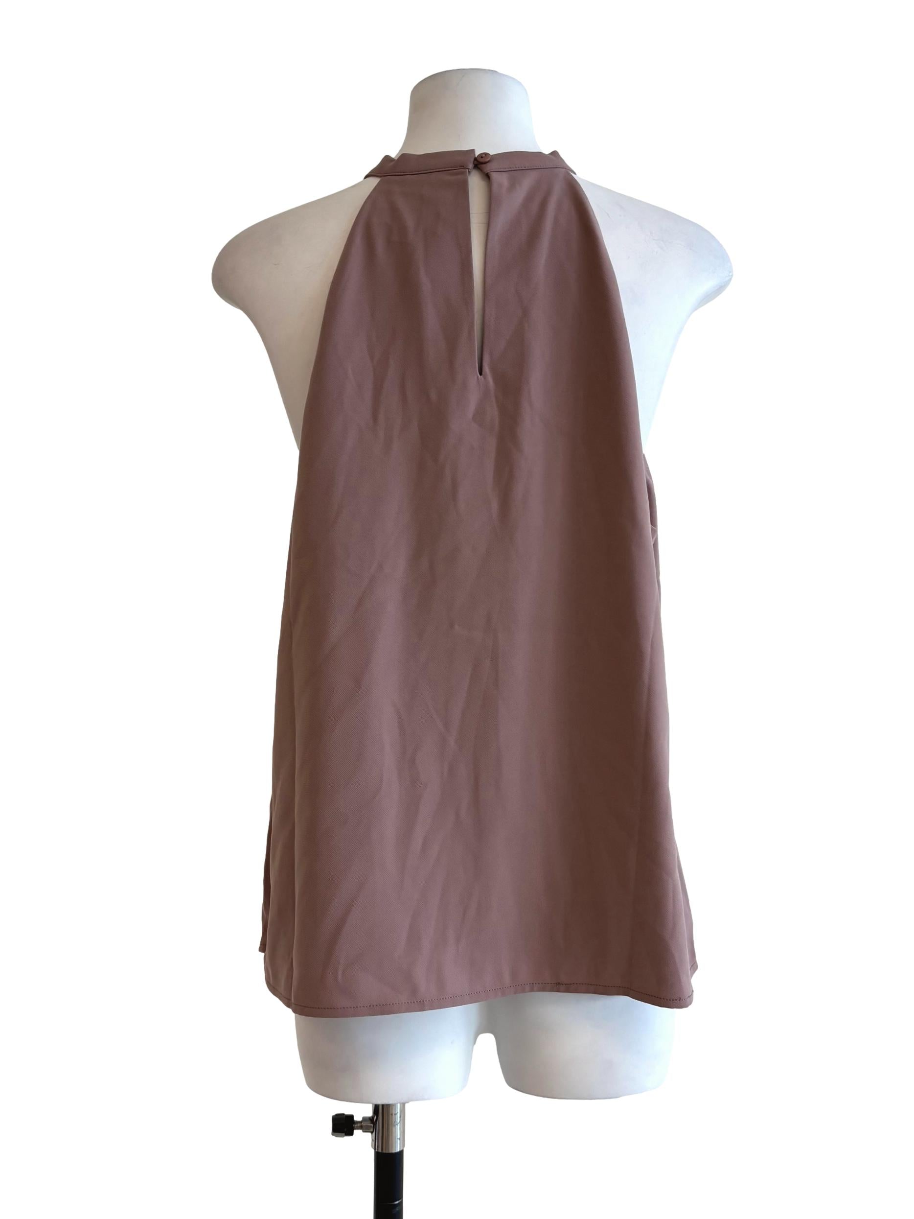 Puce Pink Halter Top LB