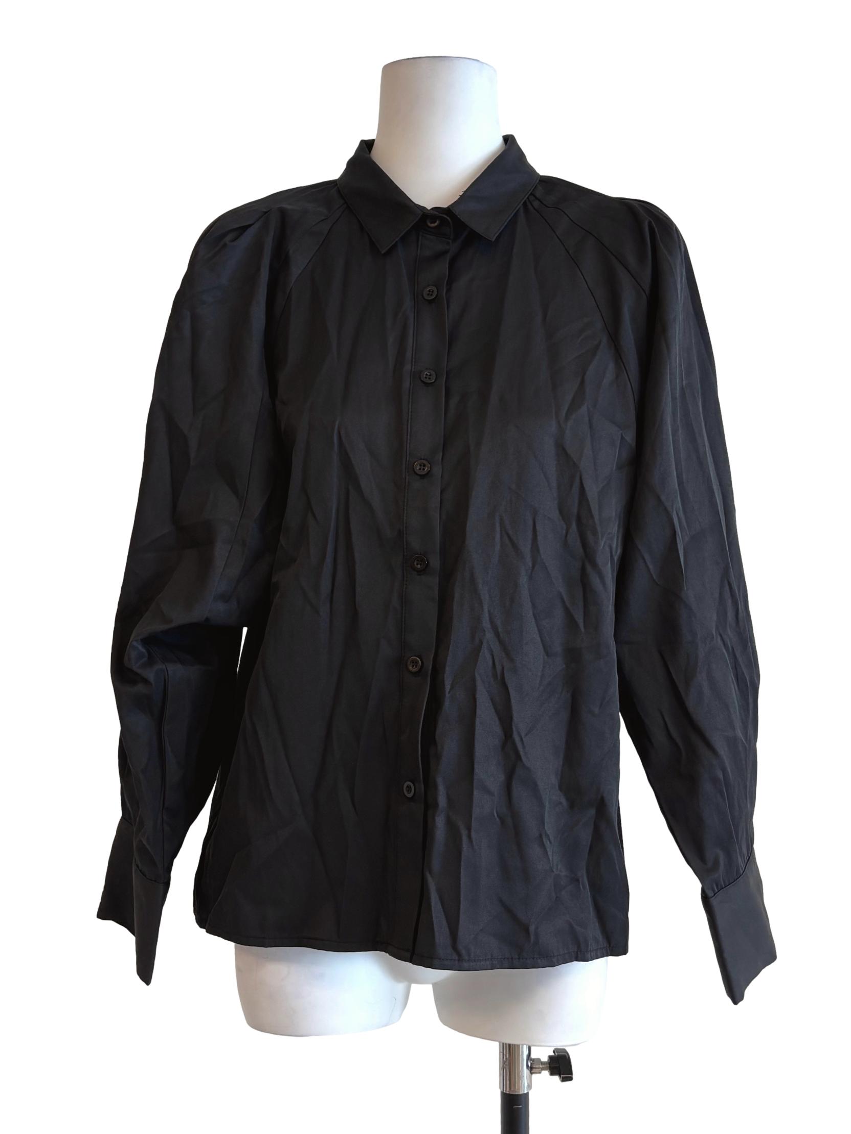 Jet Black Buttoned Shirt LB