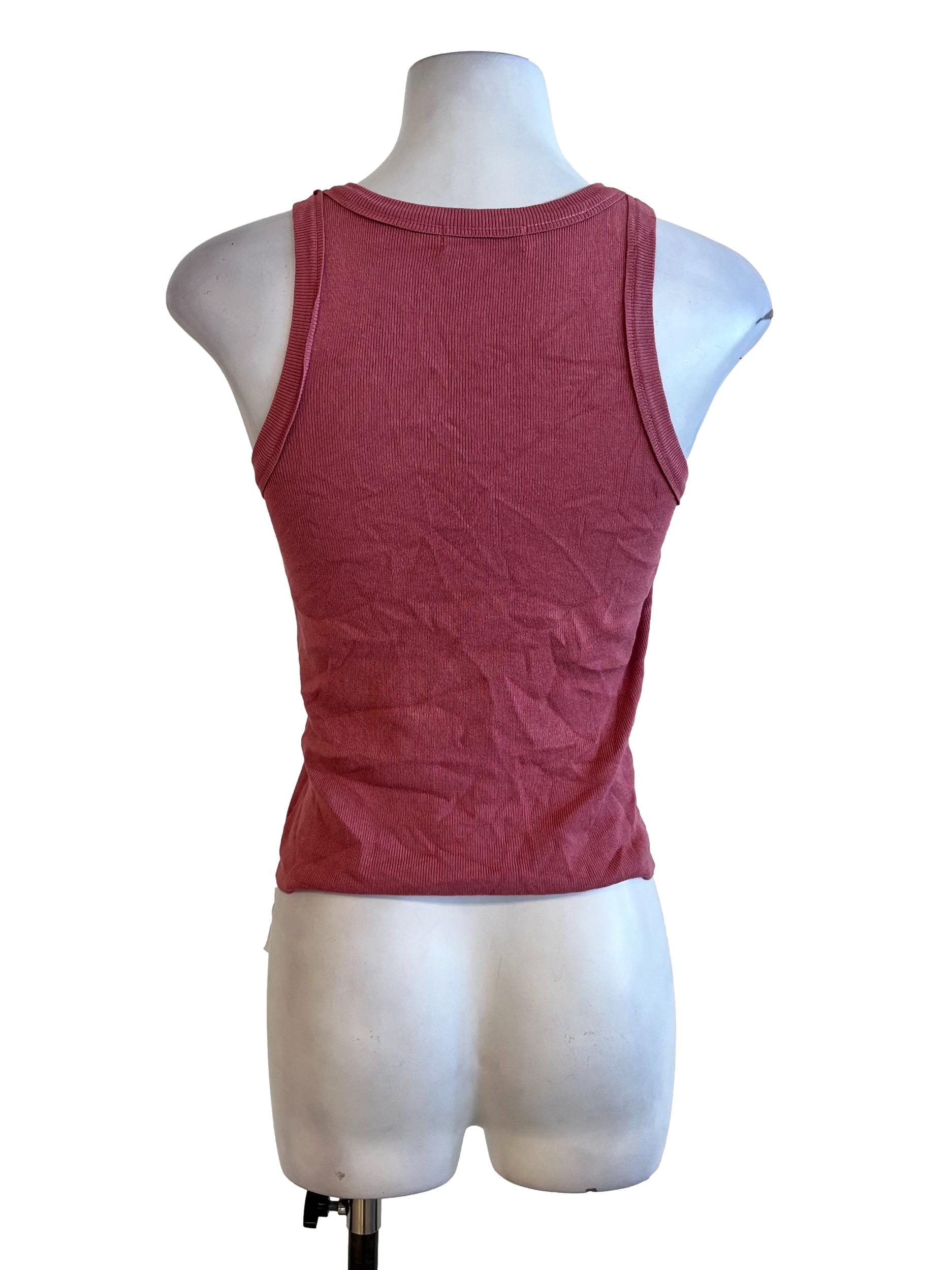 Pink Basic Chest Padded Top