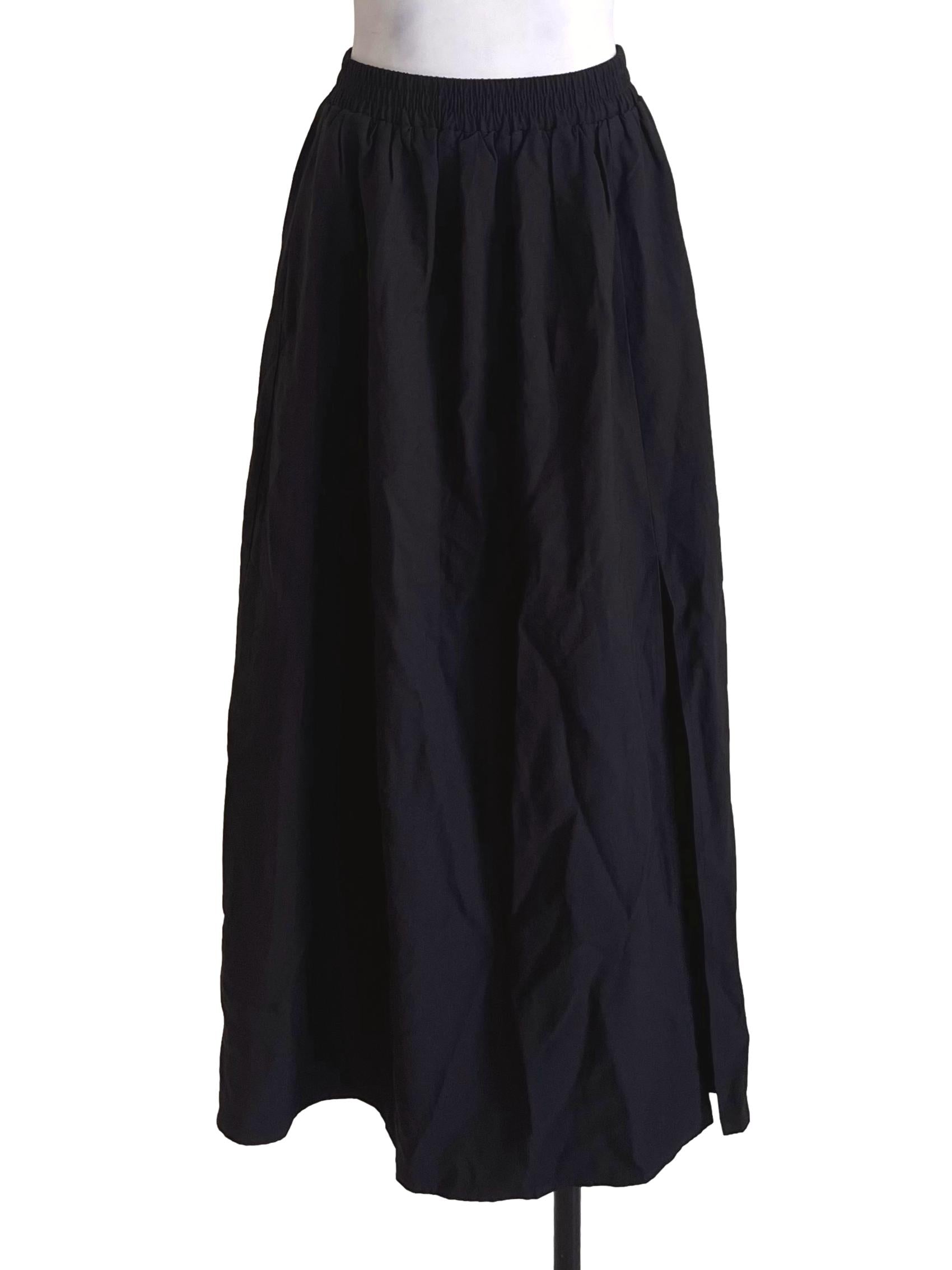 Crow Black Tiered Skirts