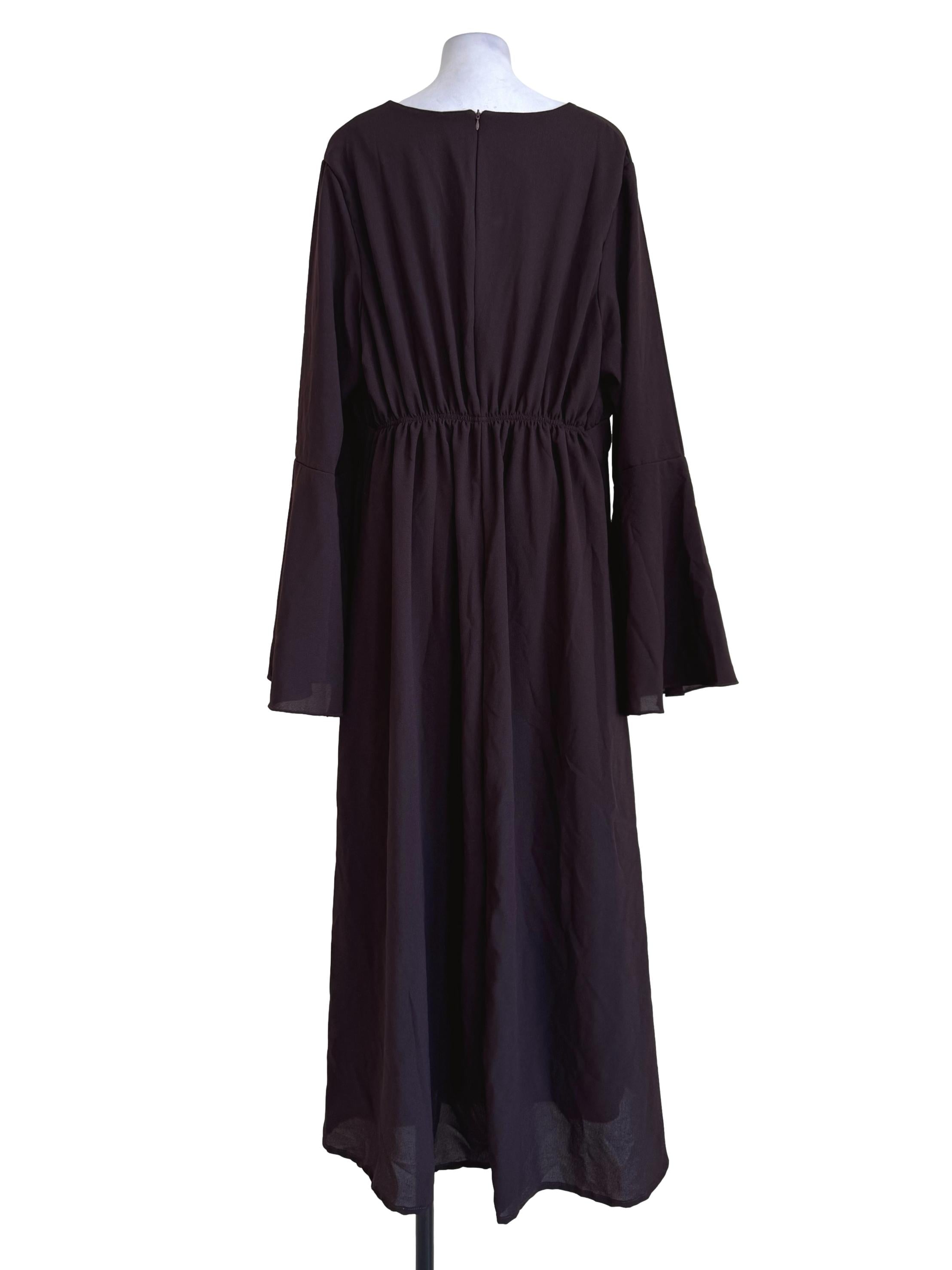Dark Chocolate Long Sleeve Dress