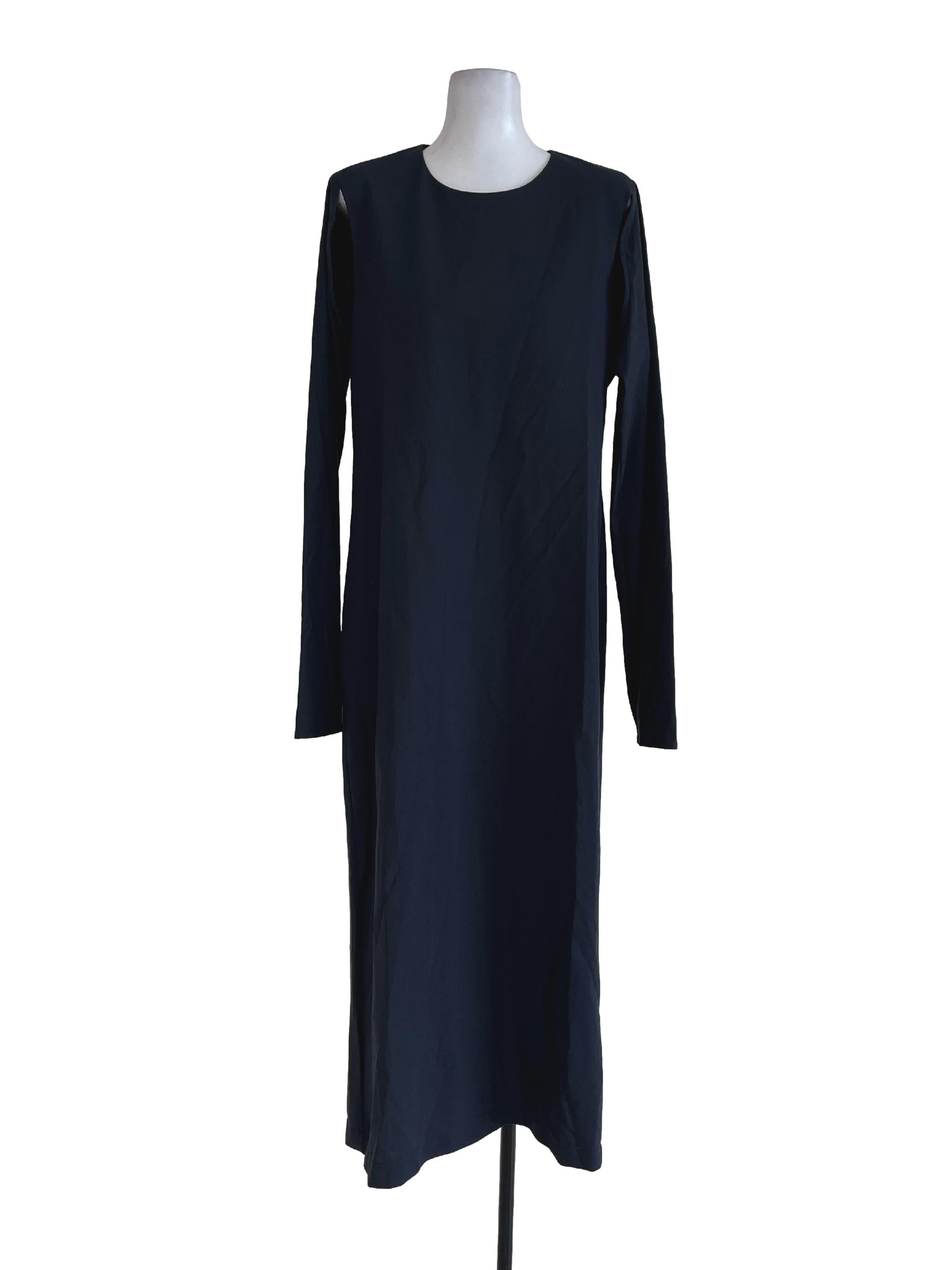 Navy Plain Dress