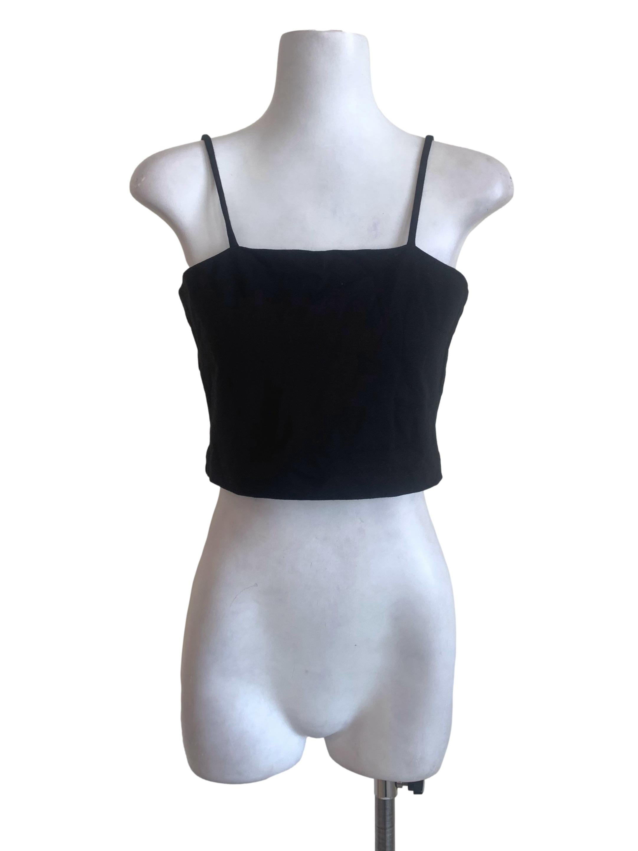 Black Spaghetti Strap Top