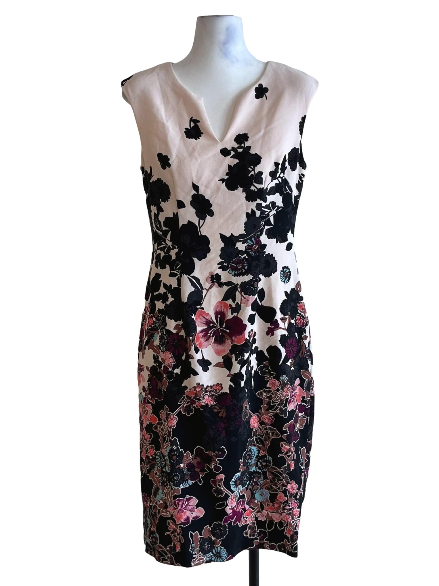 Lemonade Pink Floral Sheath Dress