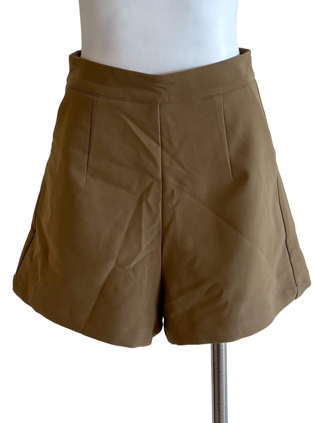Mocha Brown Casual Shorts