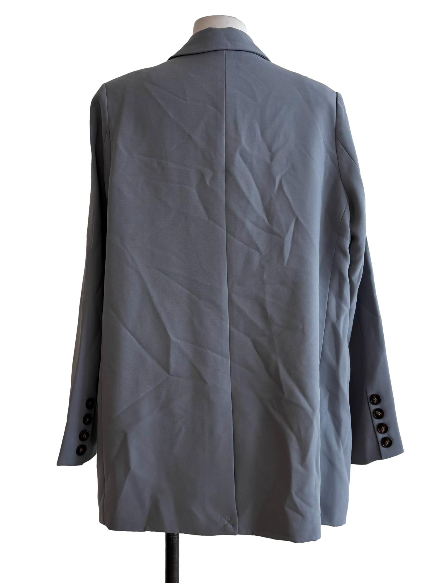 Aegean Blue One Button Blazer
