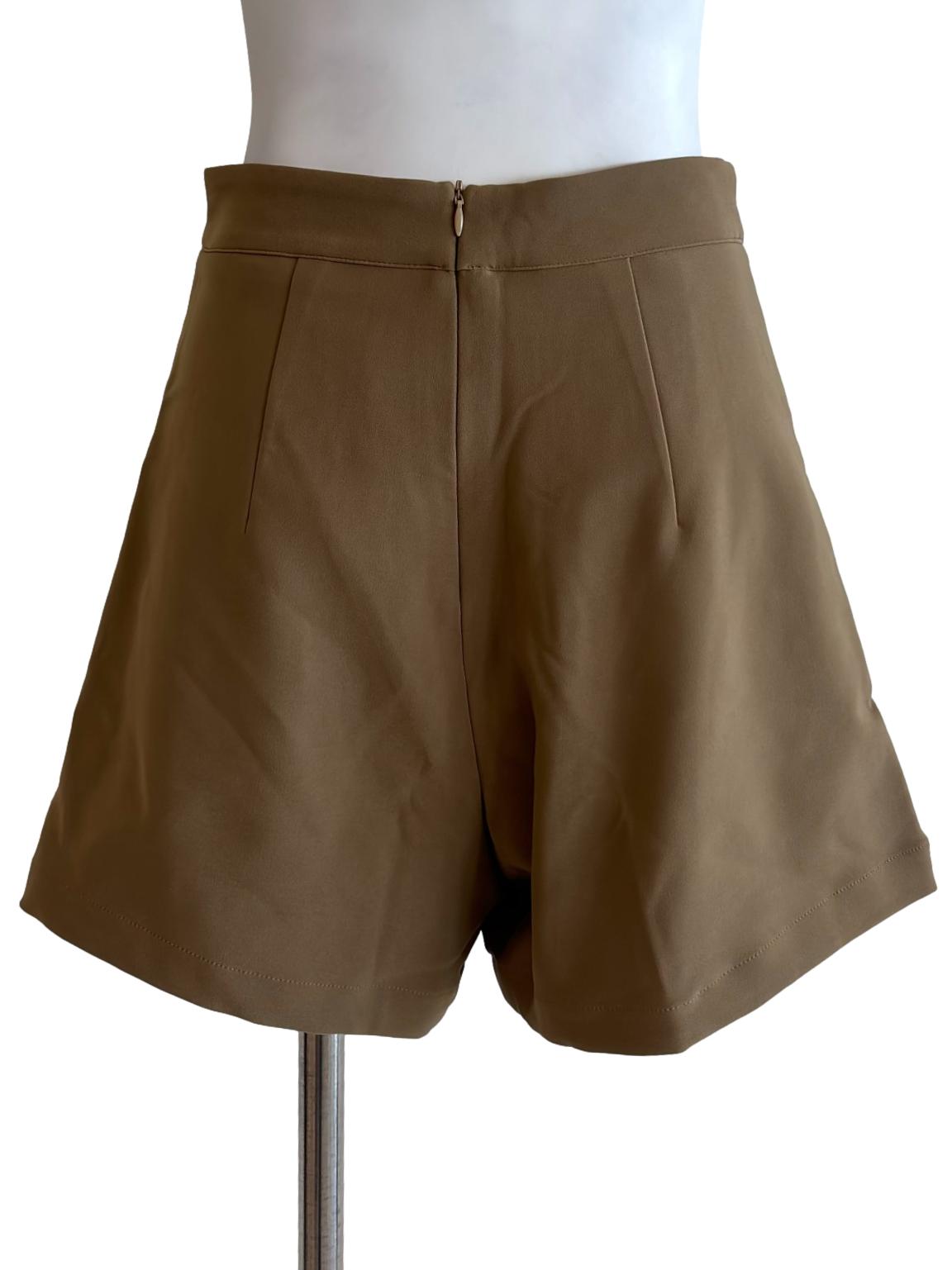 Mocha Brown Casual Shorts
