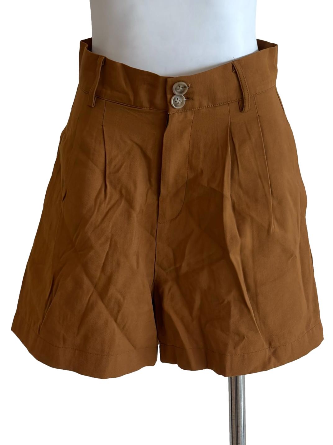 Gingerbread Brown Casual Shorts