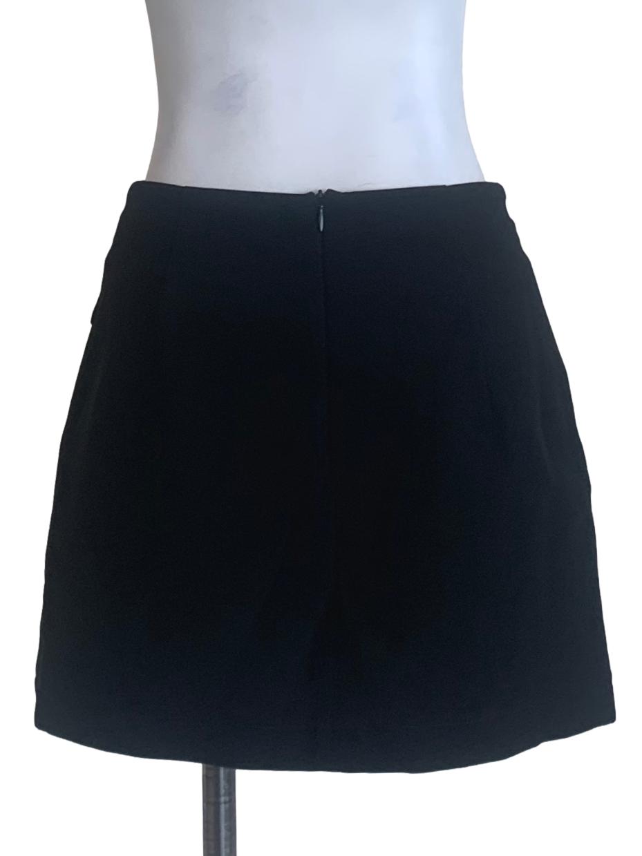 Midnight Black Mini Skorts