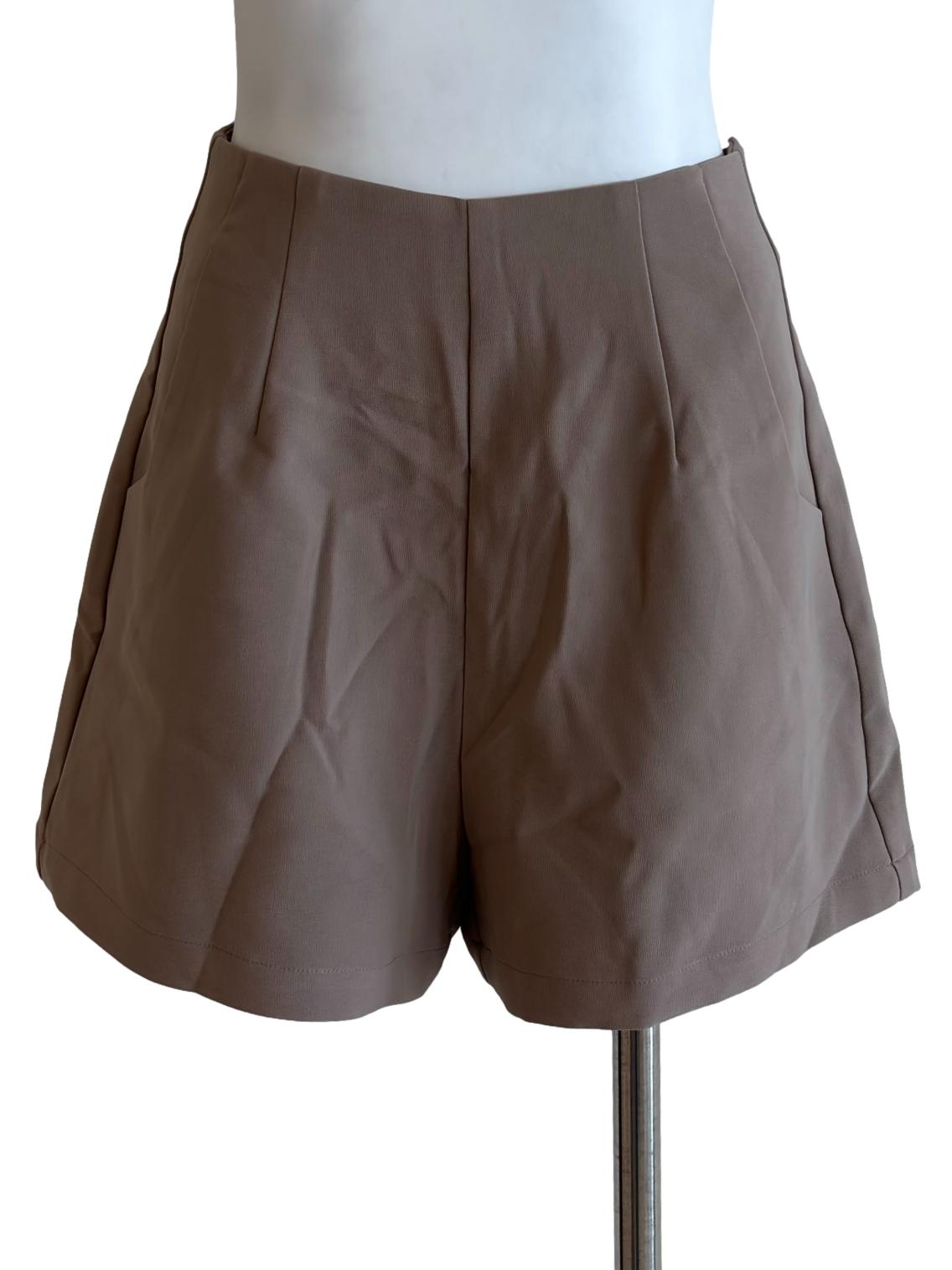 Ash Brown Casual Shorts