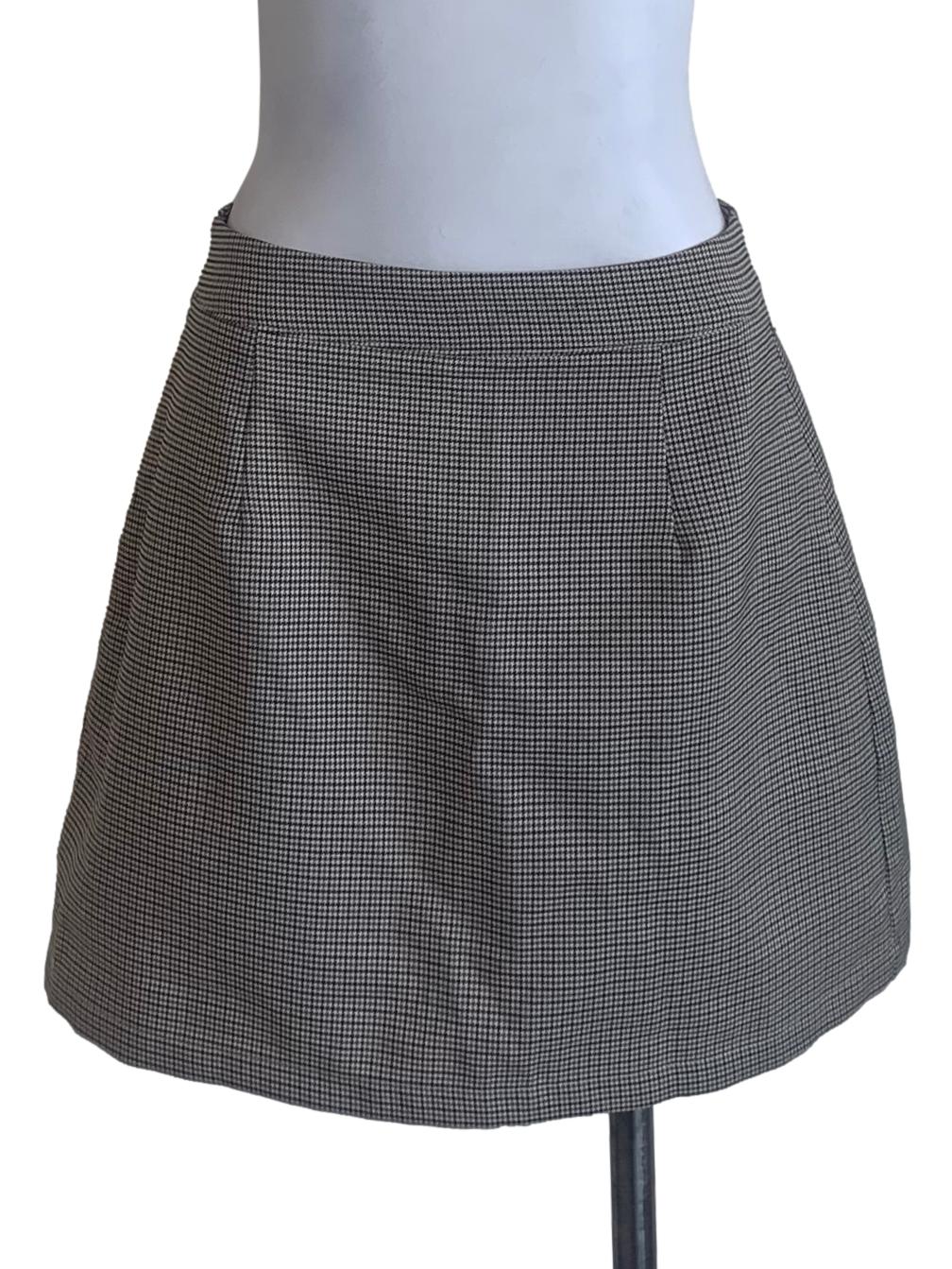 Black Nailhead Pattern Skorts