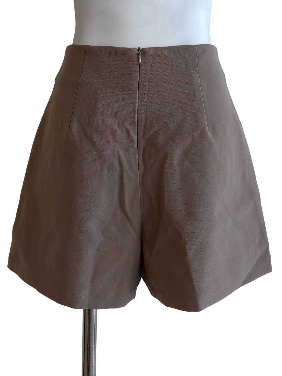 Ash Brown Casual Shorts