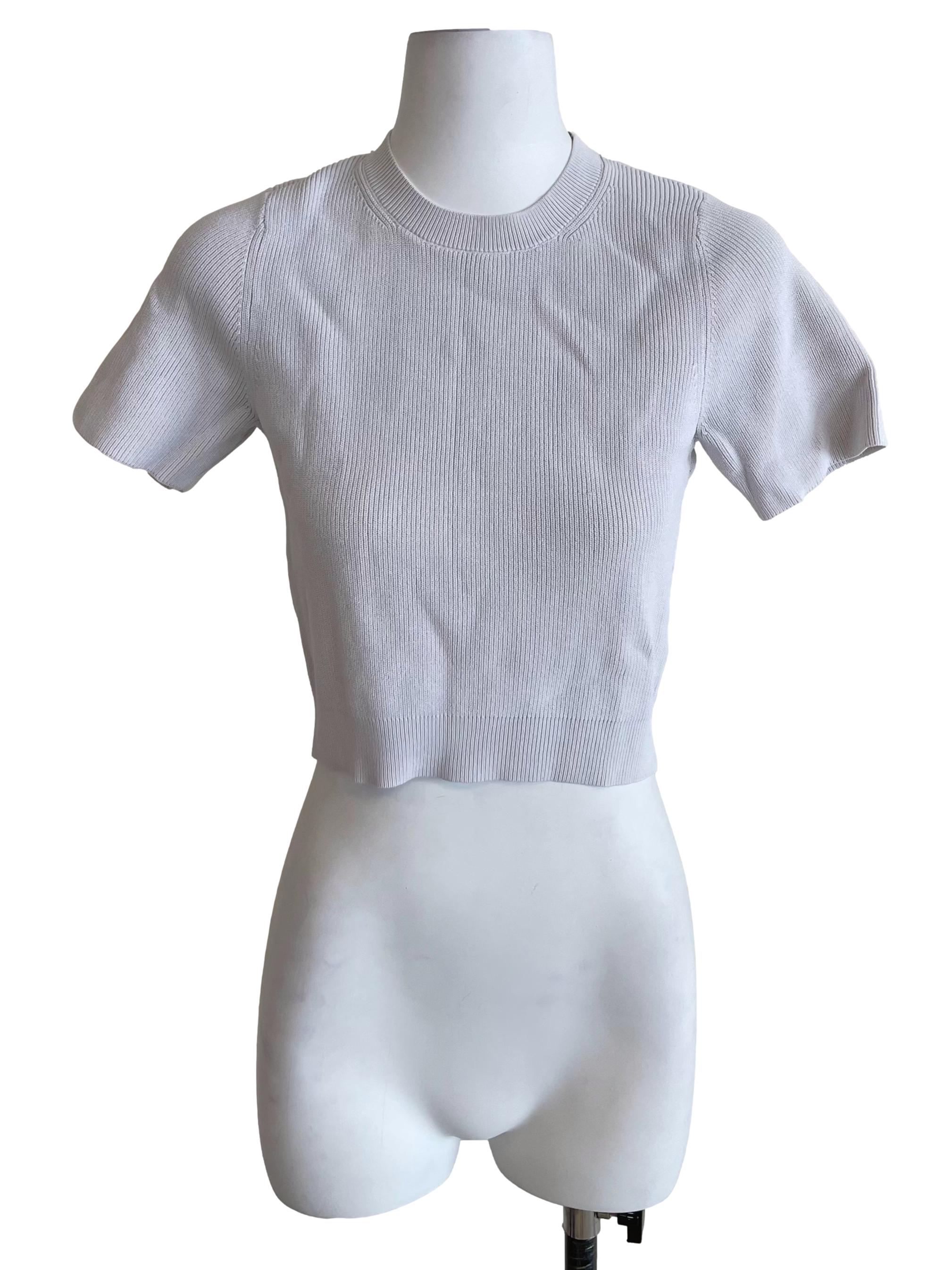 Porcelain White Knit Top