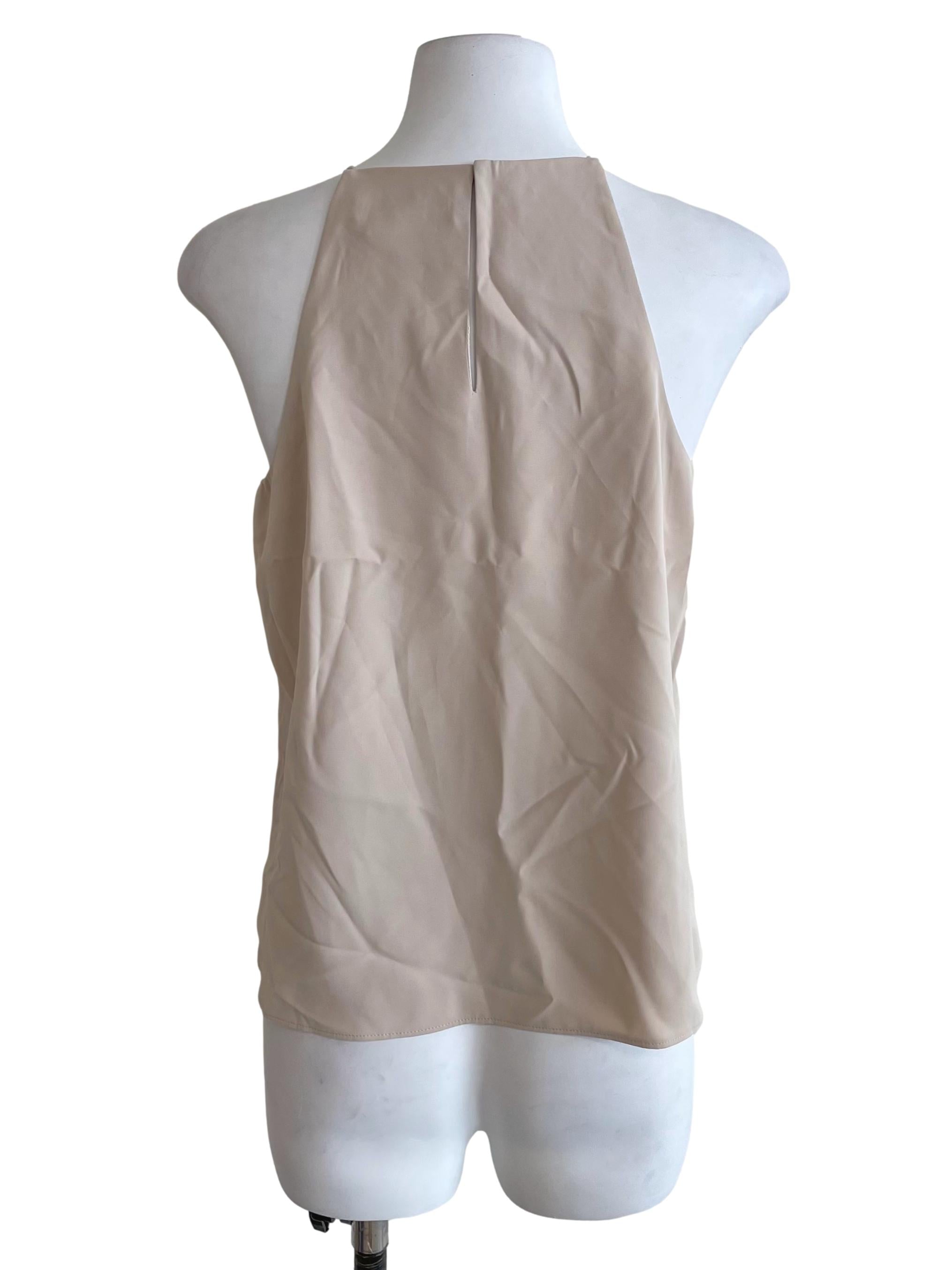 Beige Halter Neck Camisole