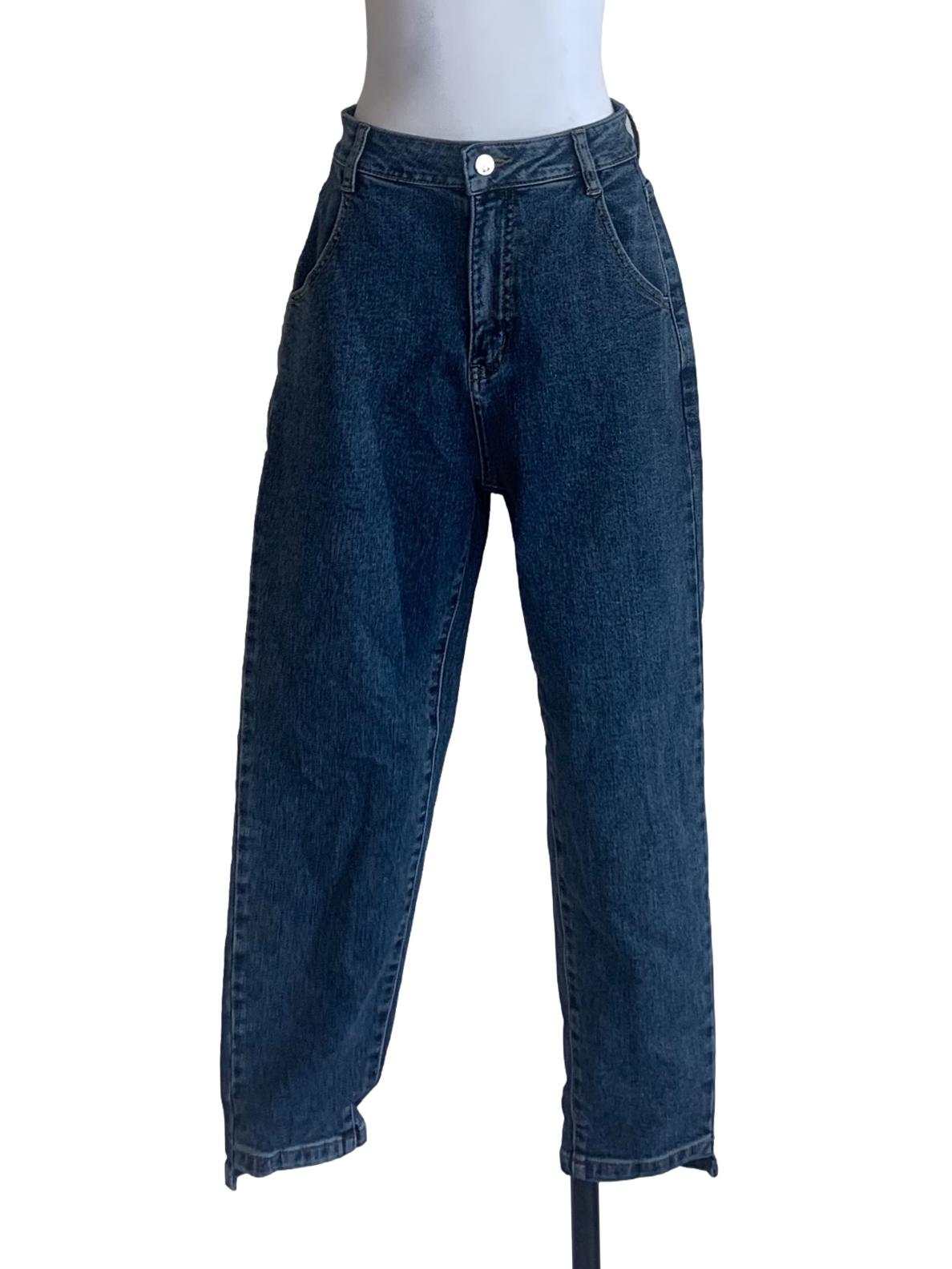 Denim Blue Straight Cut Jeans