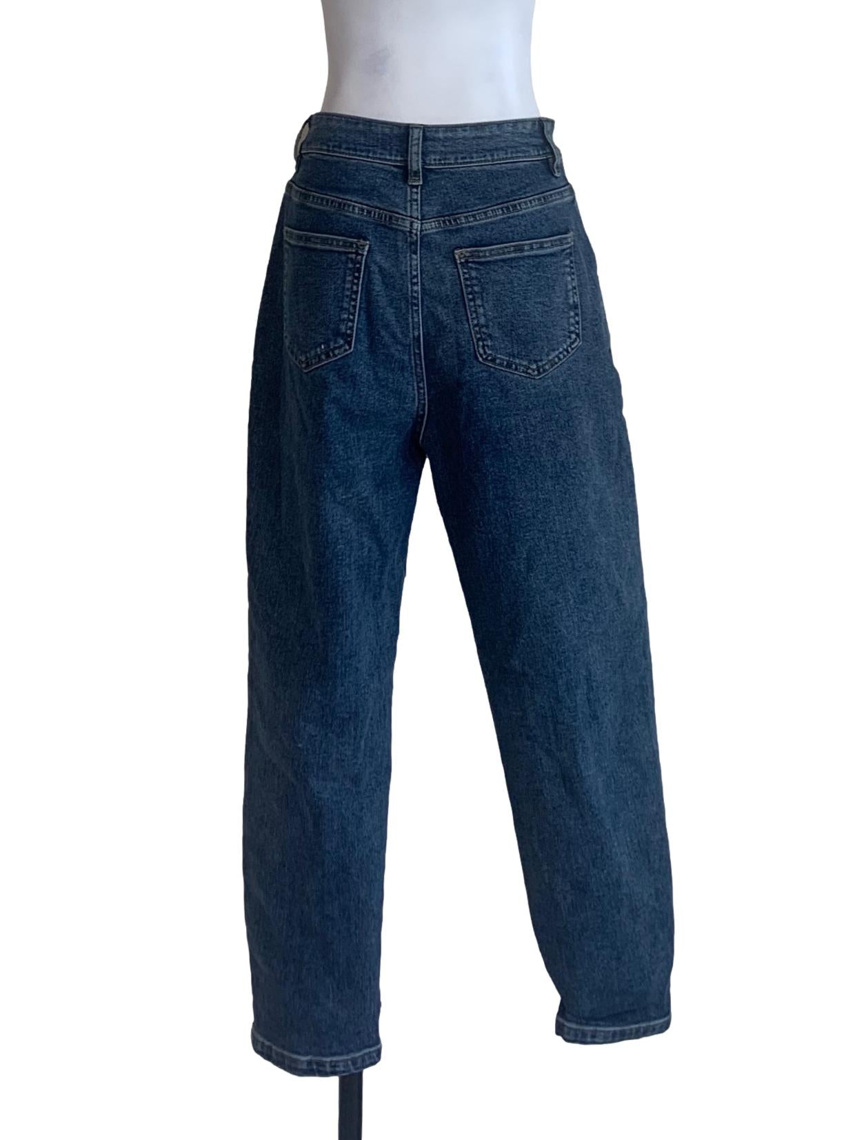 Denim Blue Straight Cut Jeans