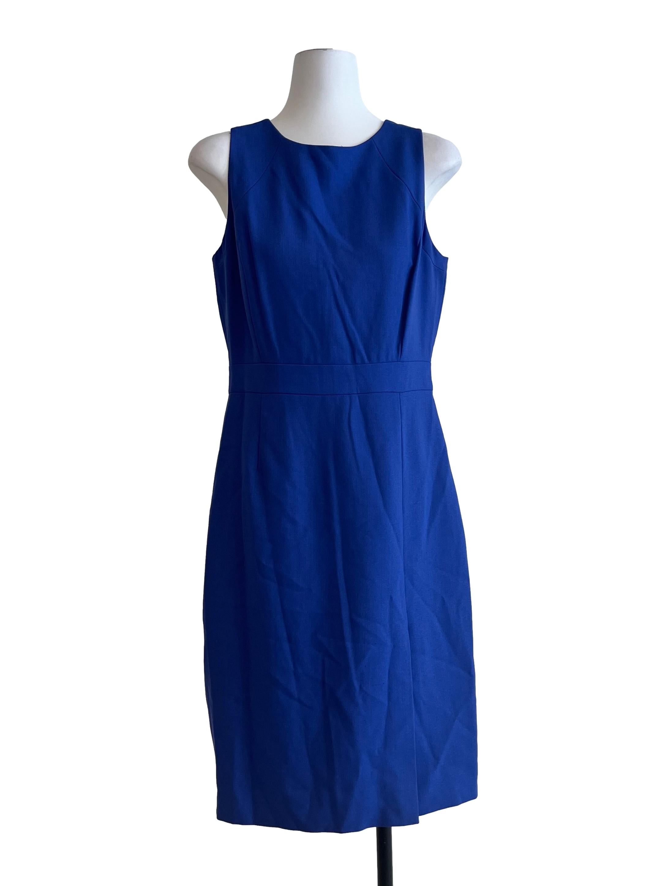 Lapis Blue A-Line Dress