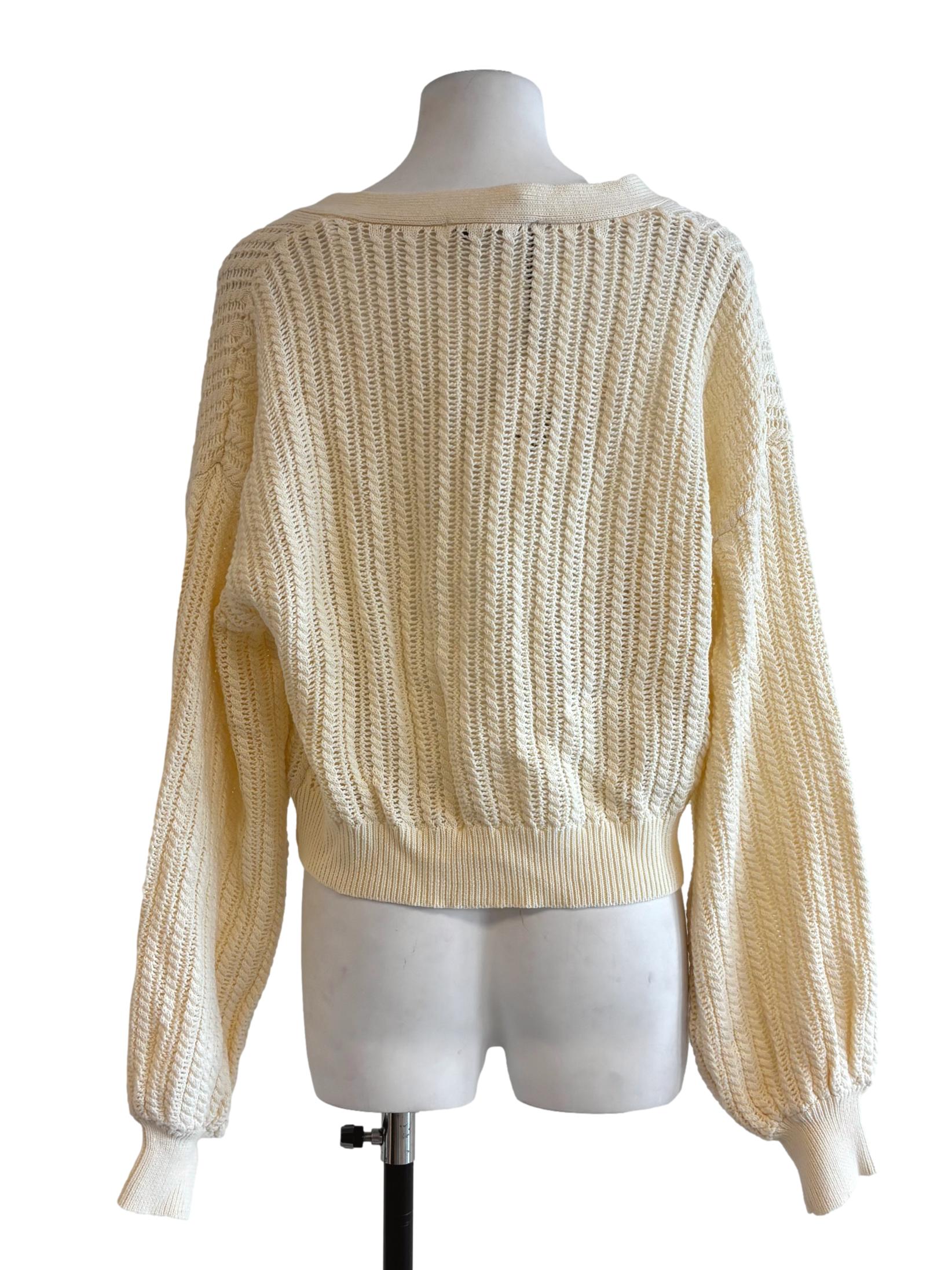 Daffodil Yellow Knit Cardigan LB