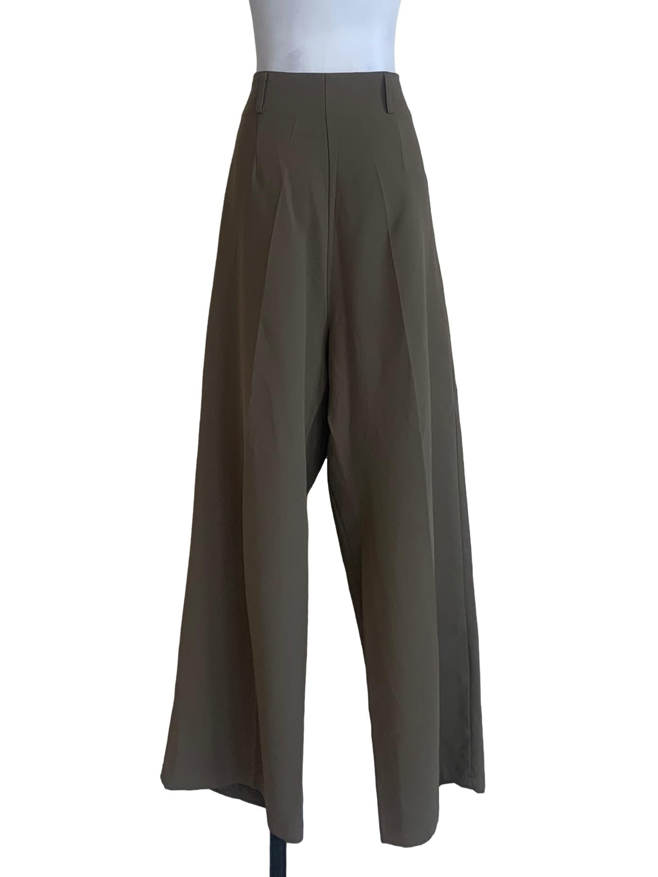 Sage Green Wide Leg Pants