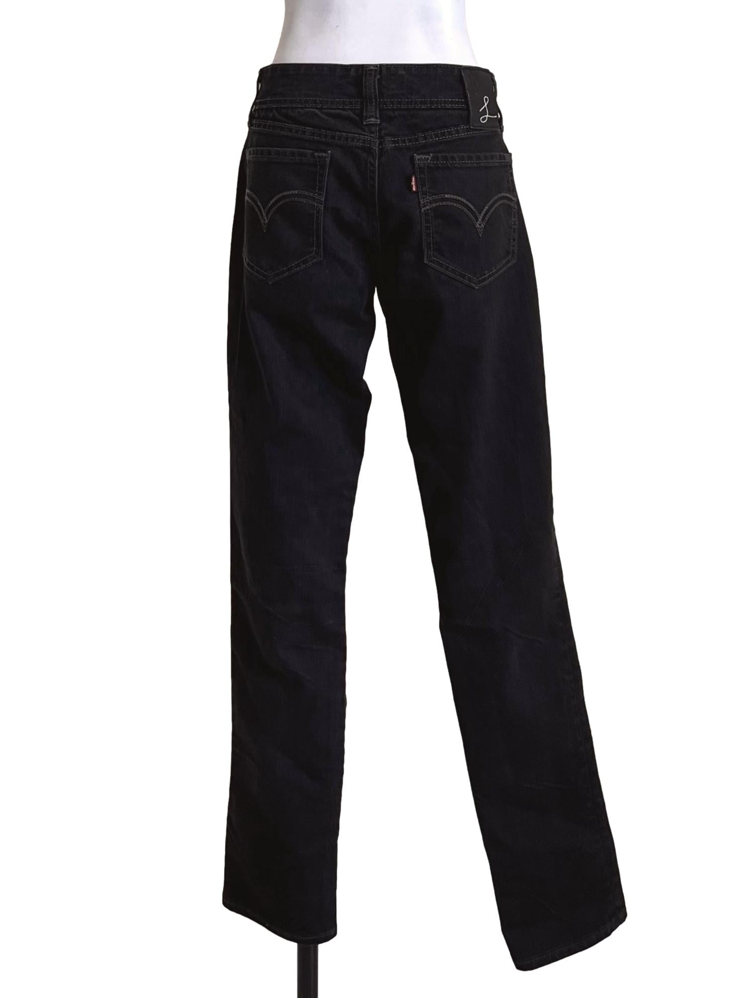 Crow Black Skinny Jeans