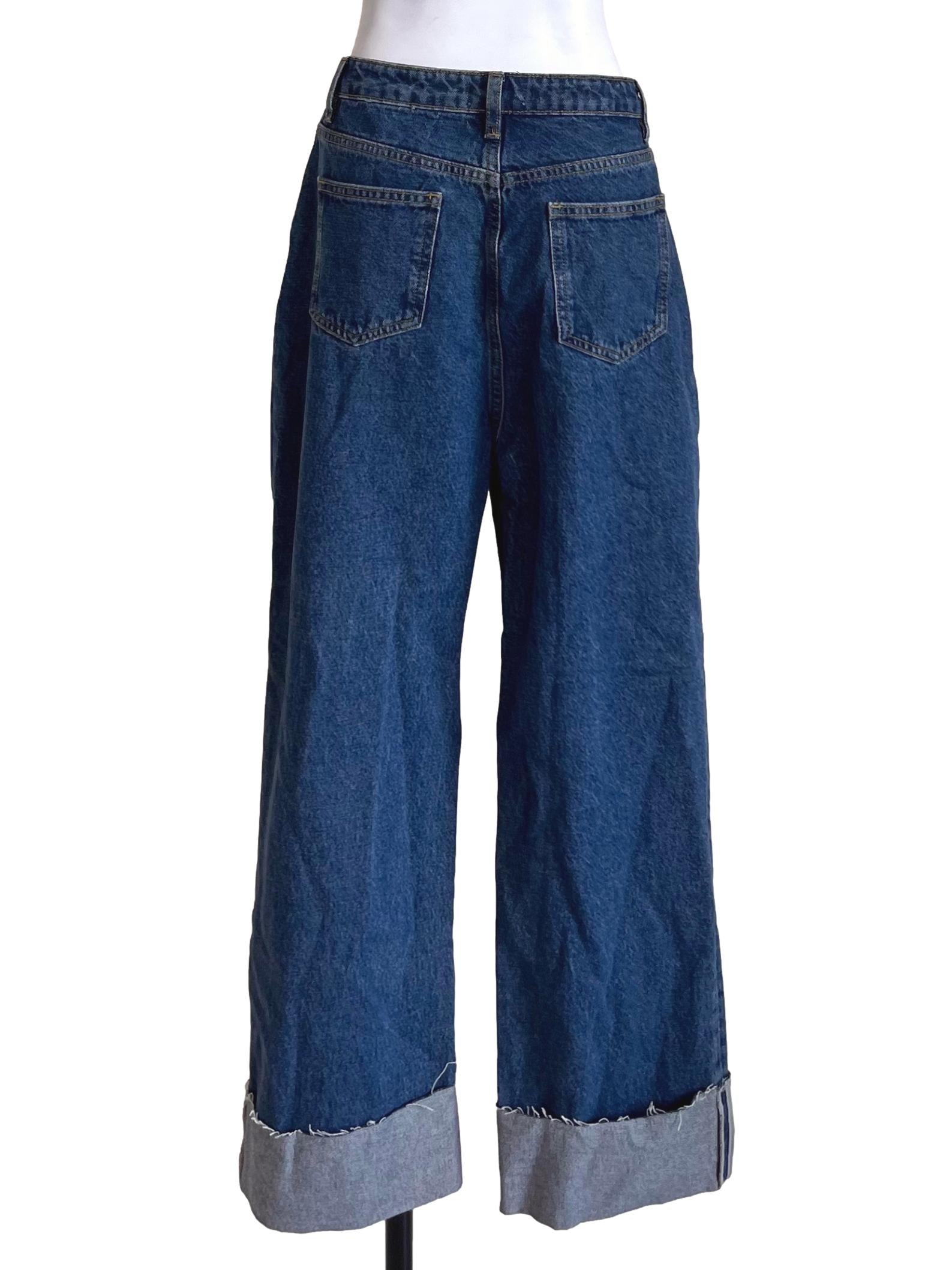 Denim Blue Boyfriend Fit Jeans