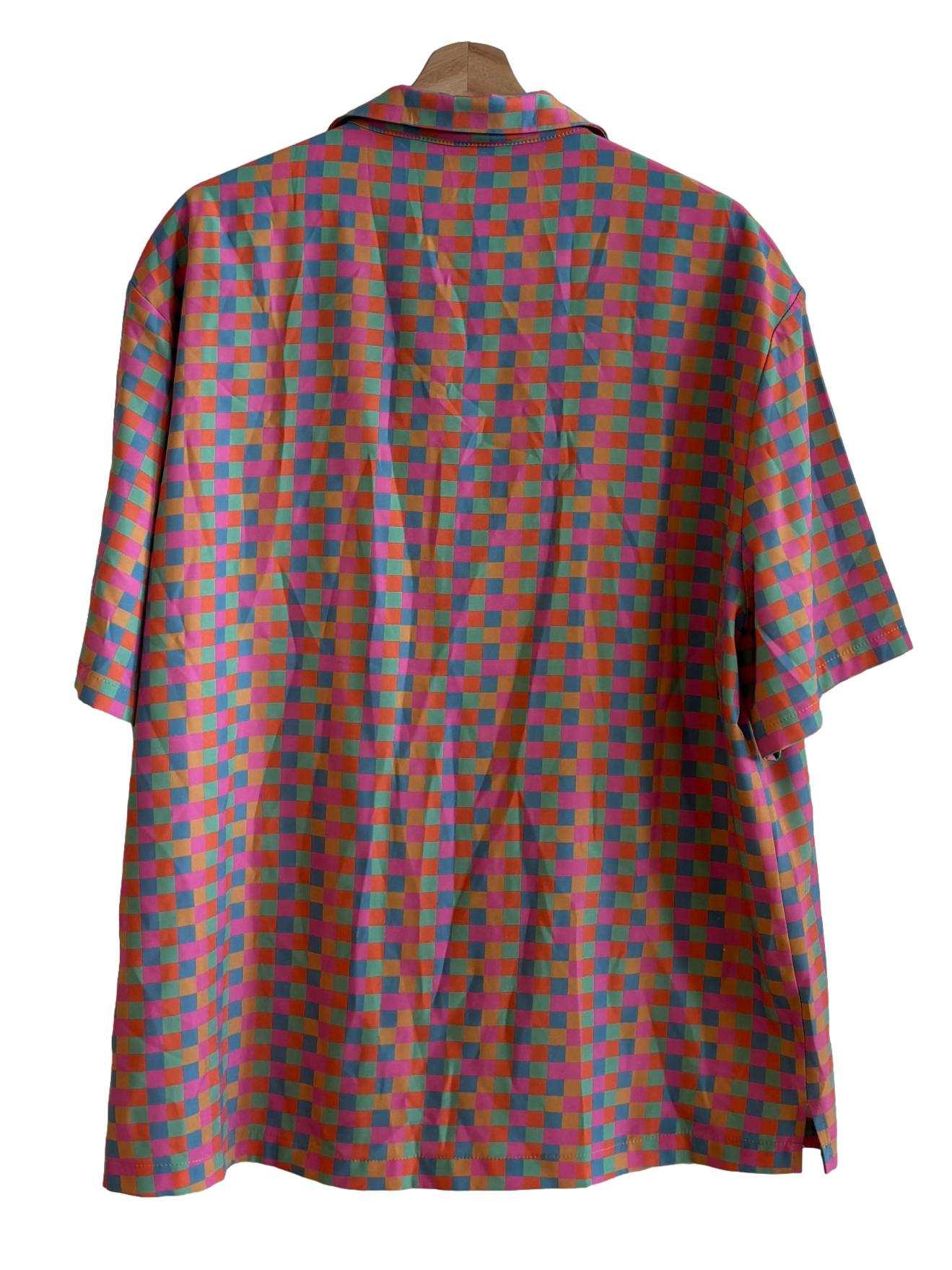 Colourful Checkered Short Sleeve Shirt