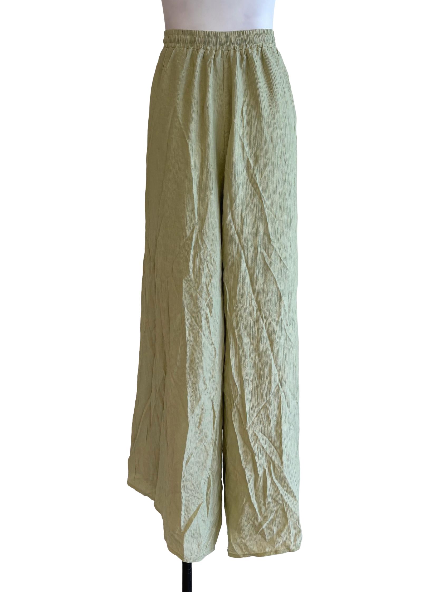 Lime Green Relaxed Pants LB
