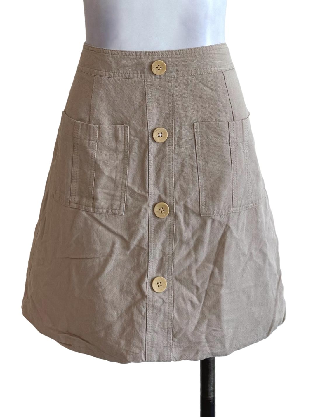 Wheat Beige Circle Skirt TEM