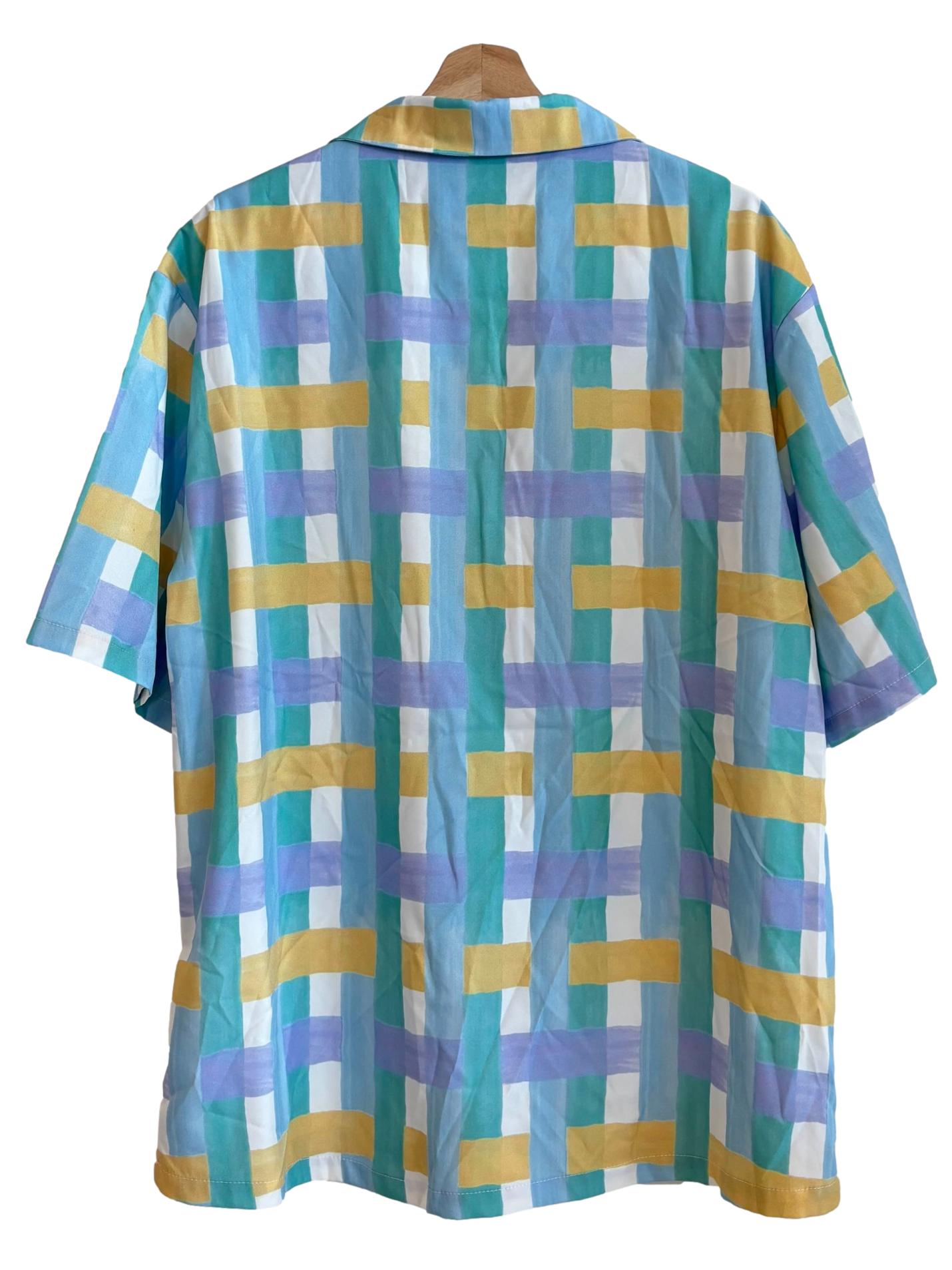 Blue Striped Button Shirt