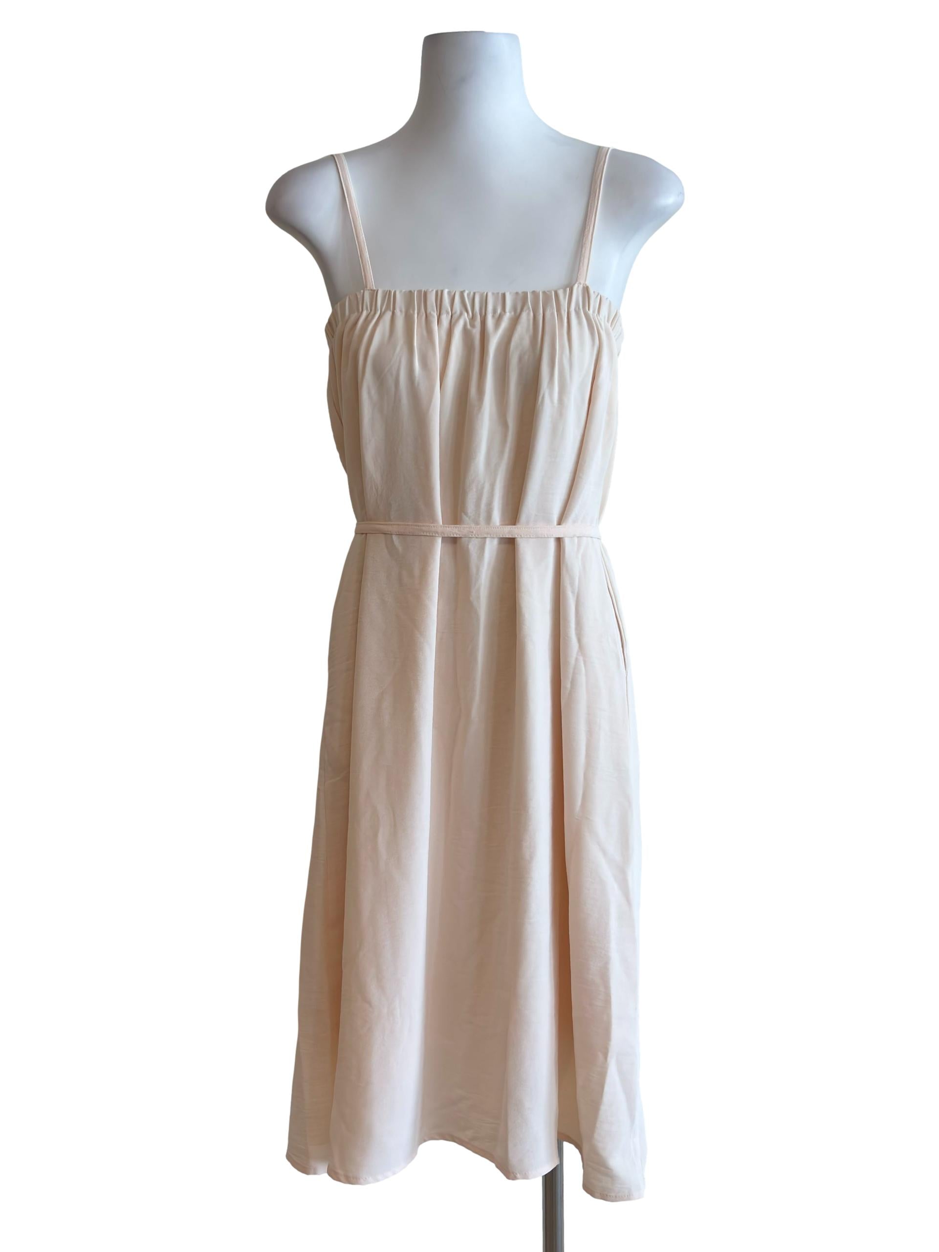 Cream White Slip Dress