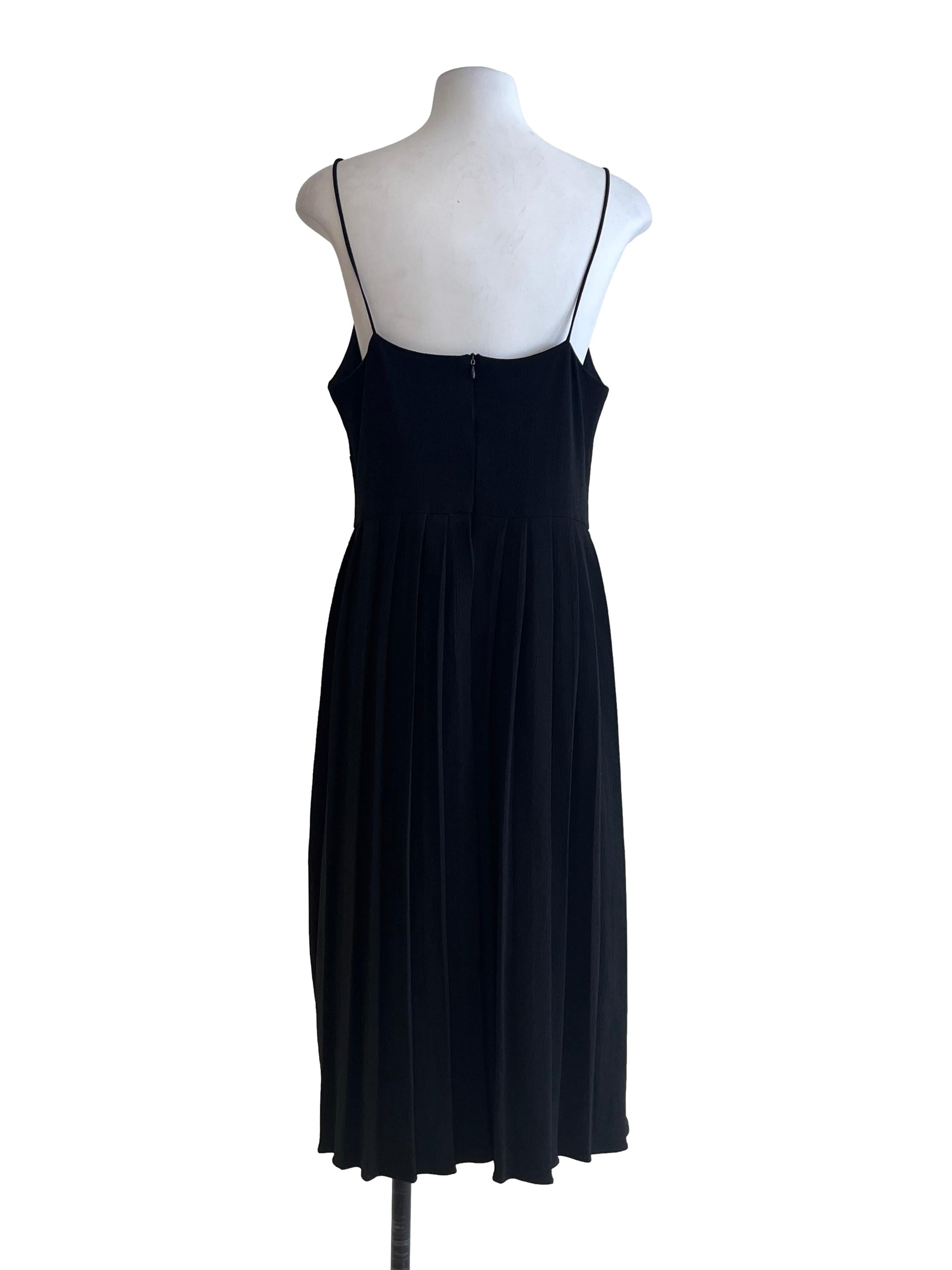Onyx Black Slip Dress