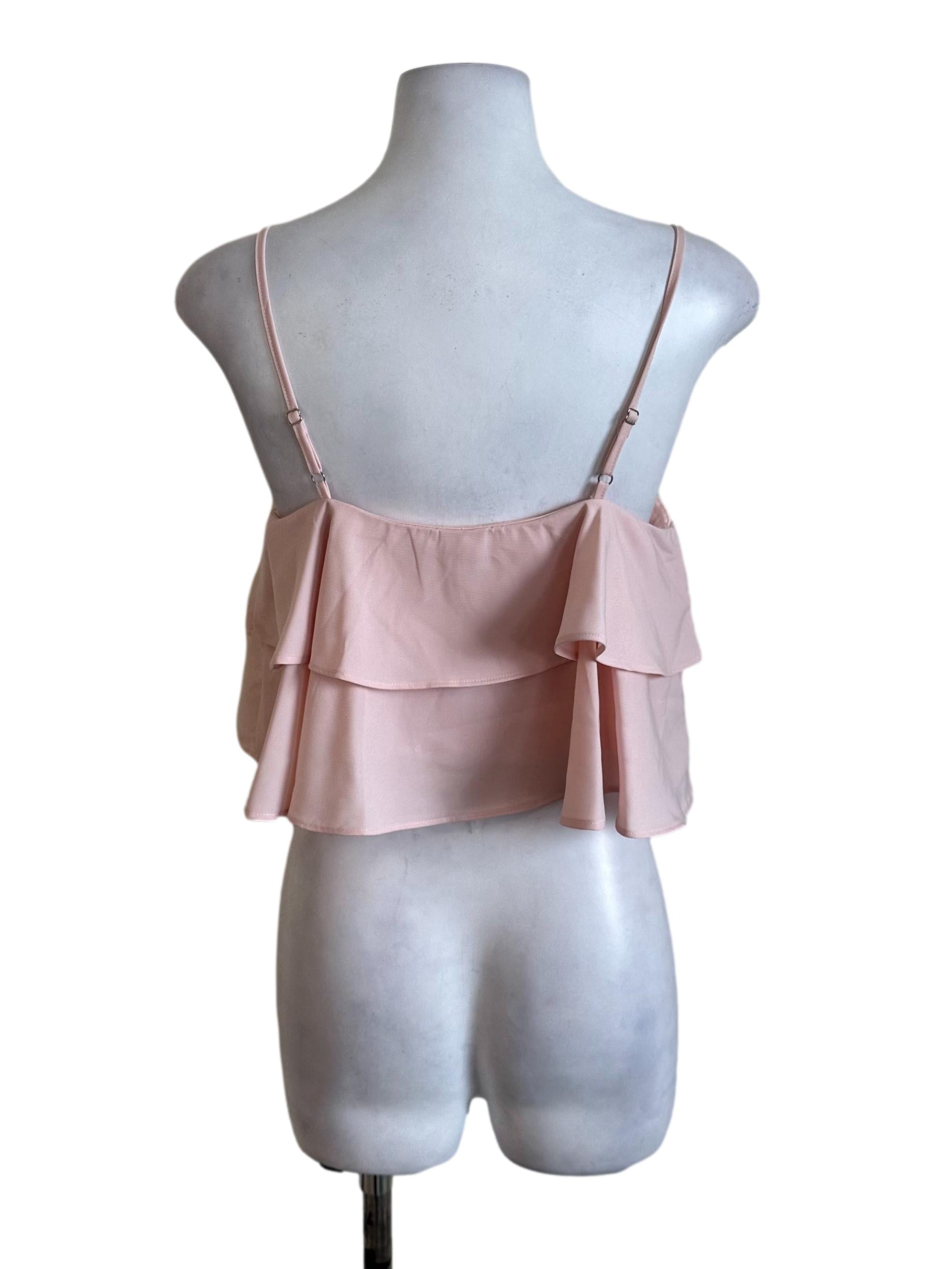 Light Pink Tiered Top