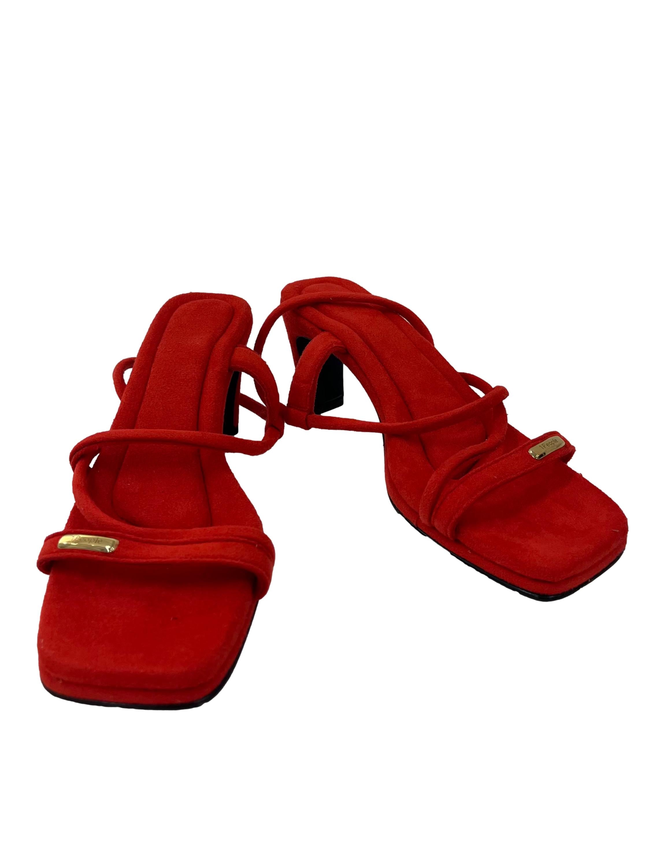 Ruby Red Vegas High Heels