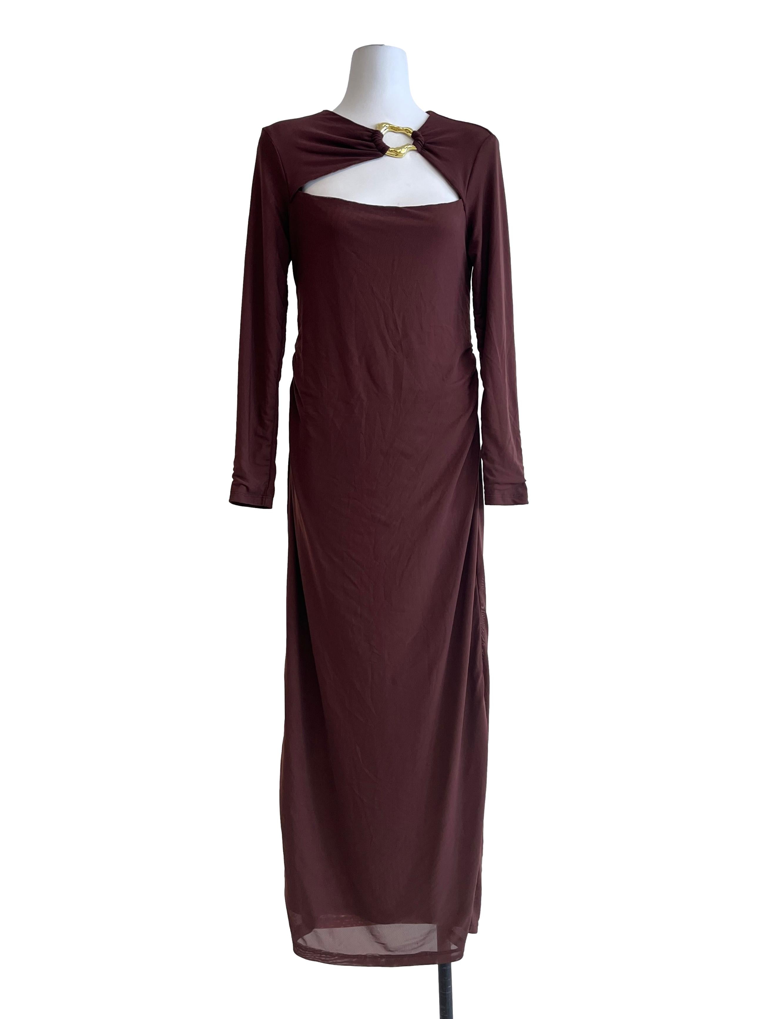 Penny Brown Bodycon Dress